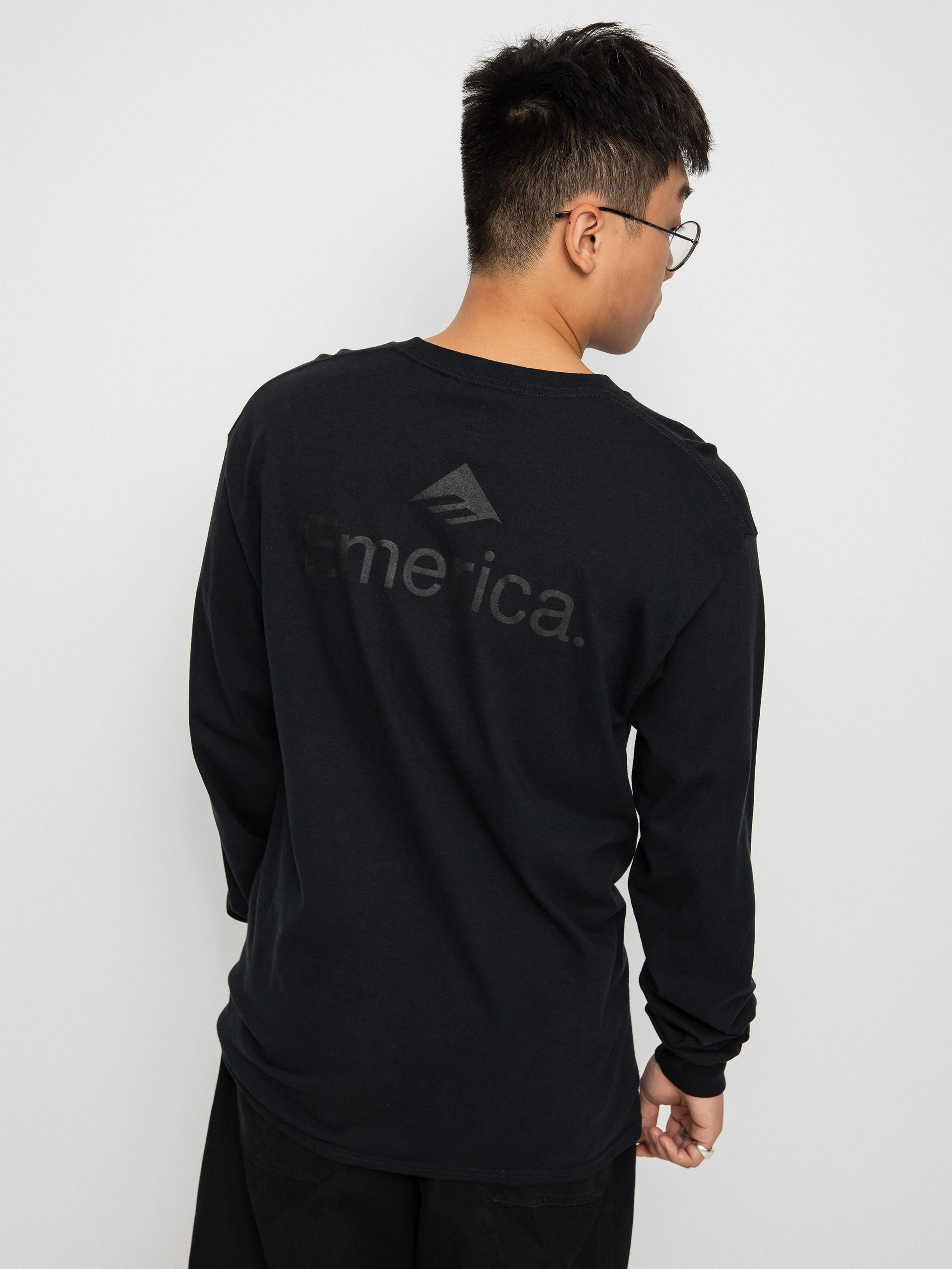 Longsleeve Emerica Stealth Triangle (black)