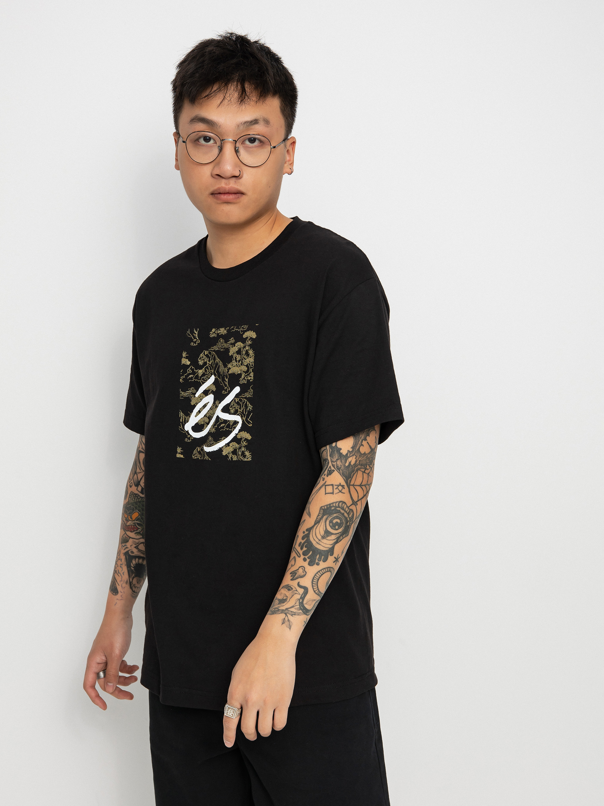 T-shirt eS Tiger Block (black)