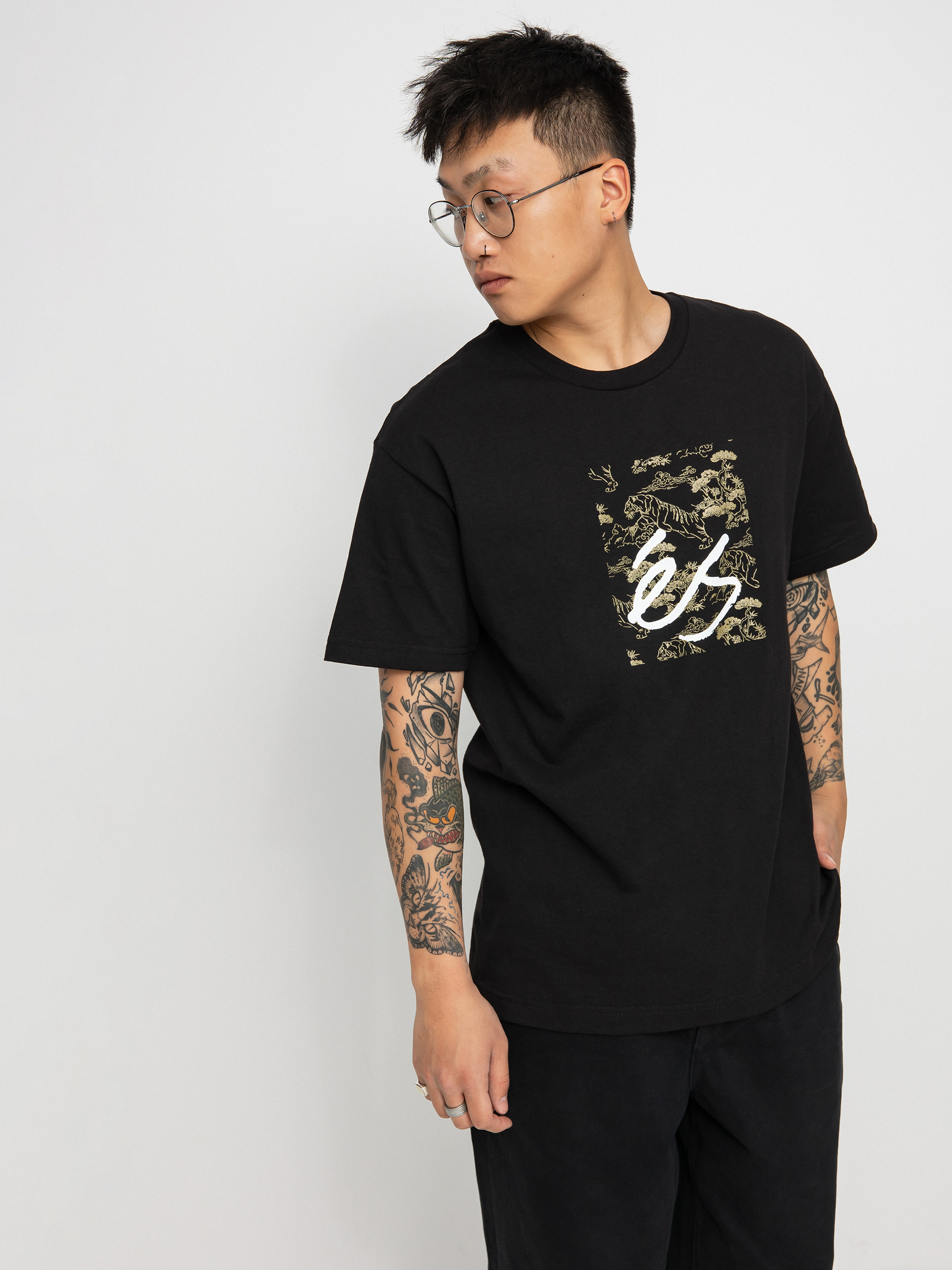 T-shirt eS Tiger Block (black)