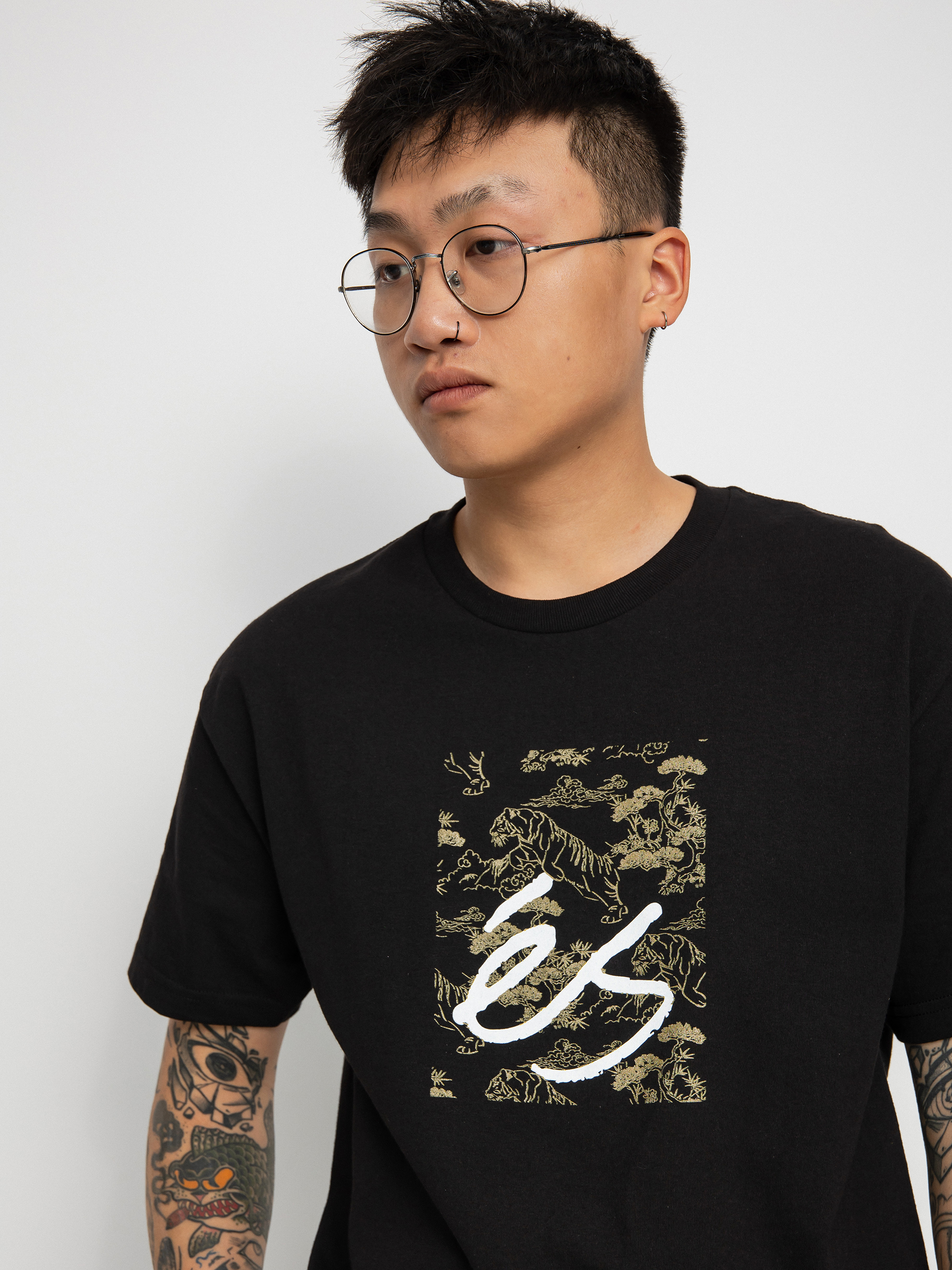 T-shirt eS Tiger Block (black)