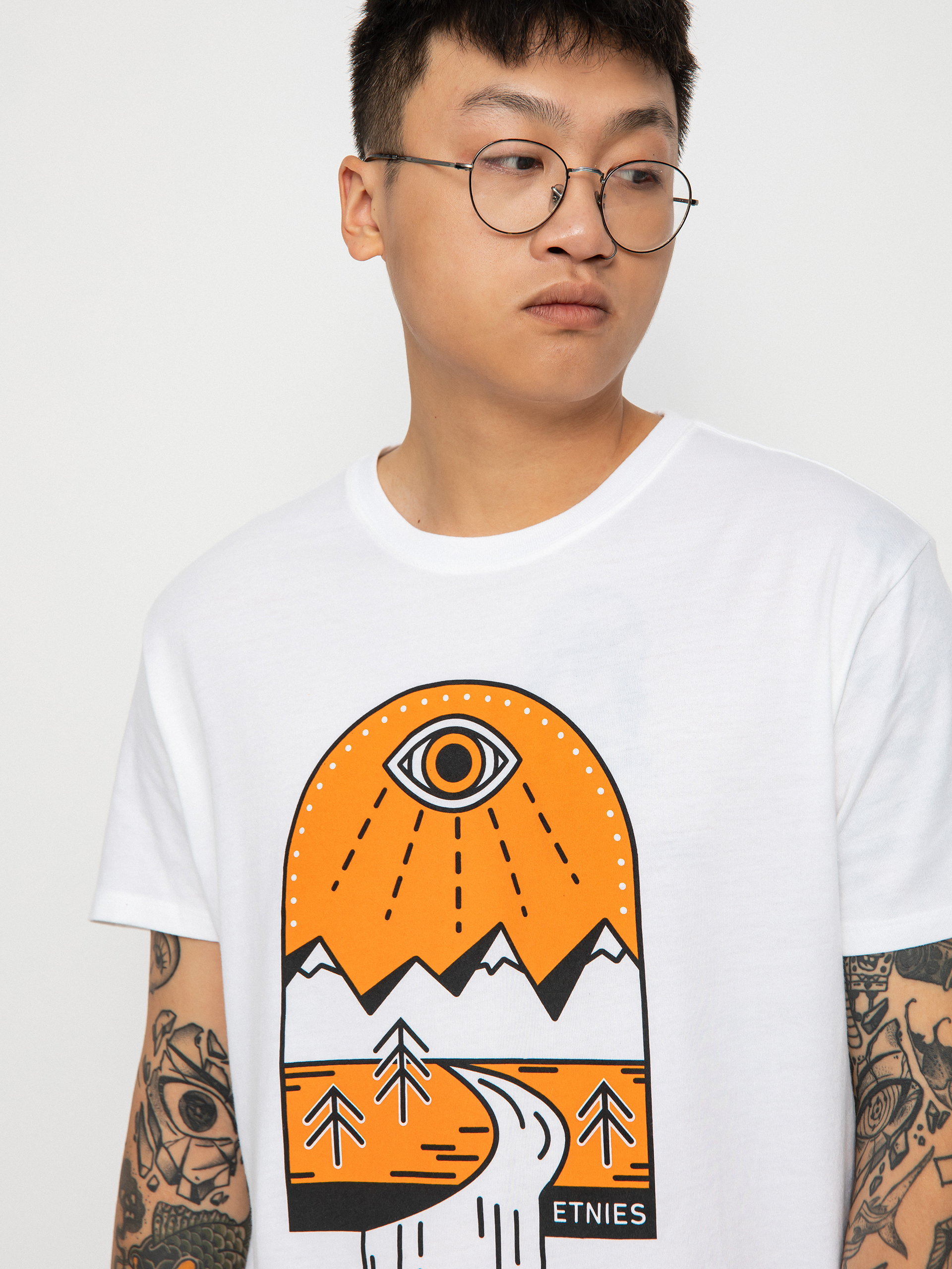 T-shirt Etnies Mtn View (white)