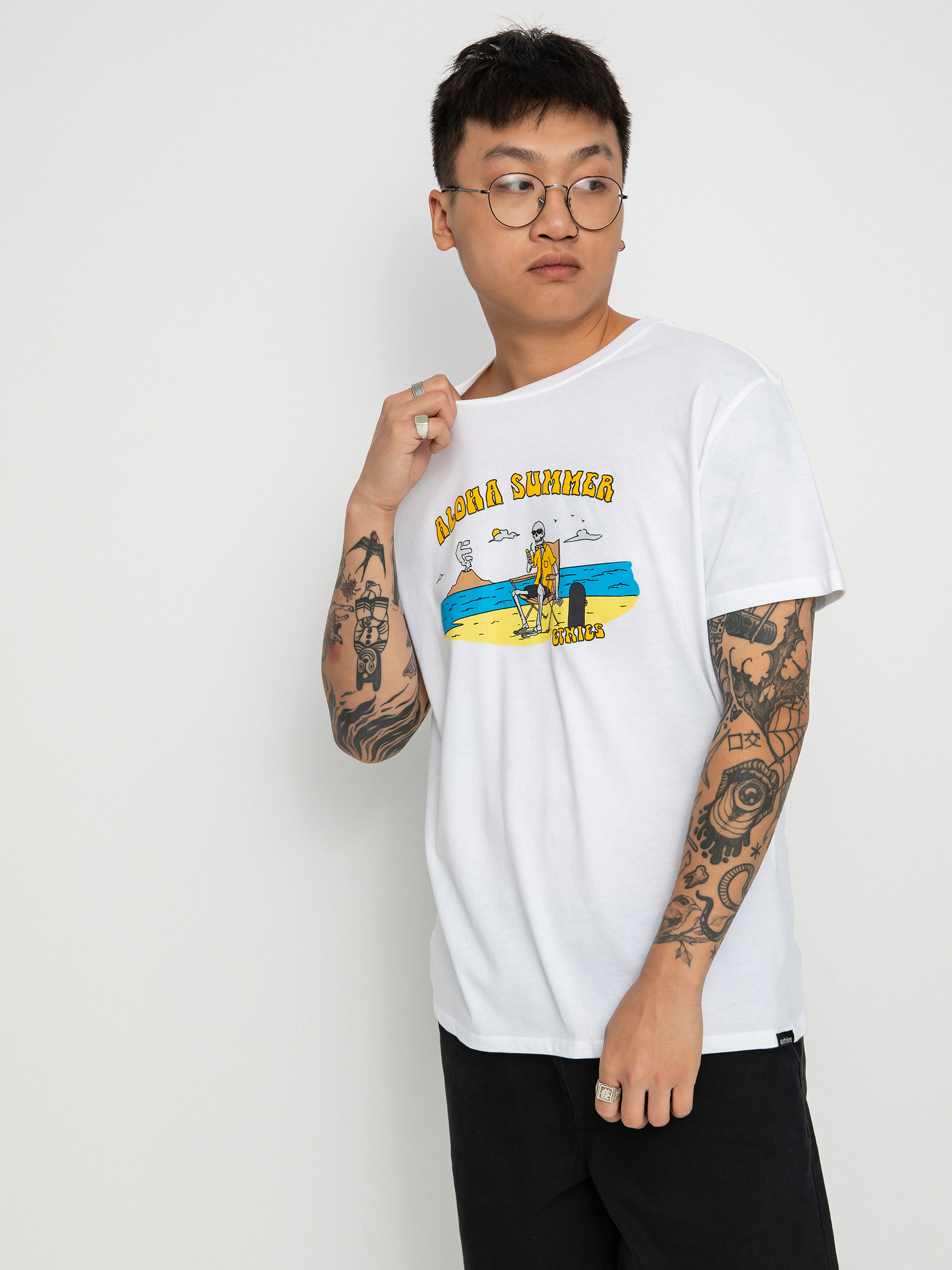 T-shirt Etnies Aloha Summer (white)