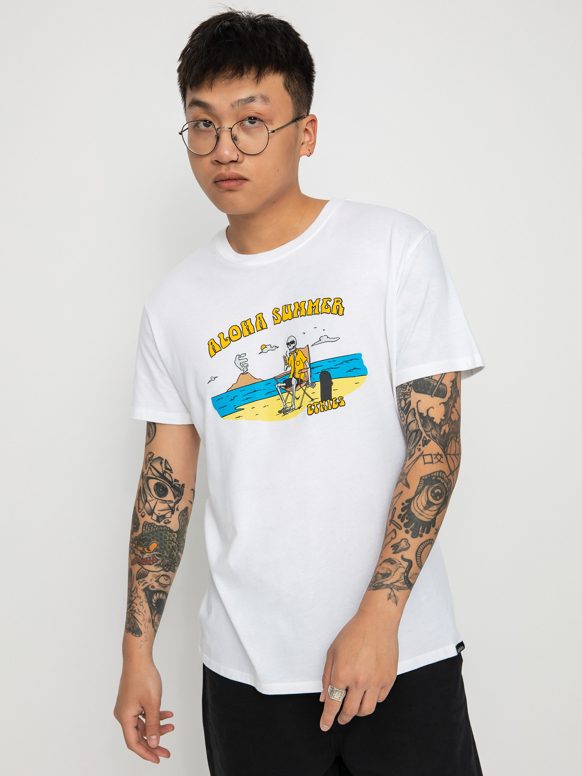 T-shirt Etnies Aloha Summer (white)