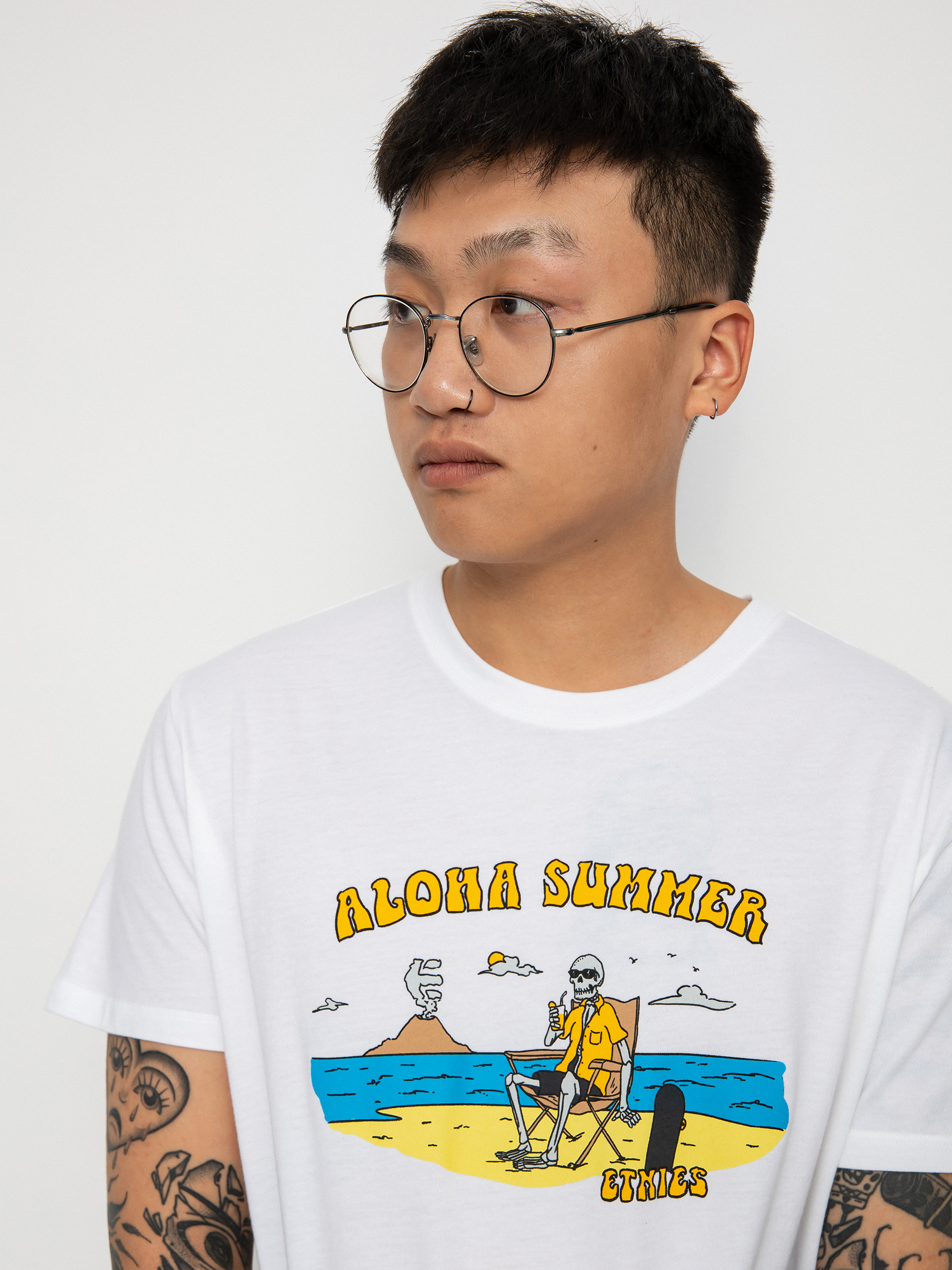 T-shirt Etnies Aloha Summer (white)