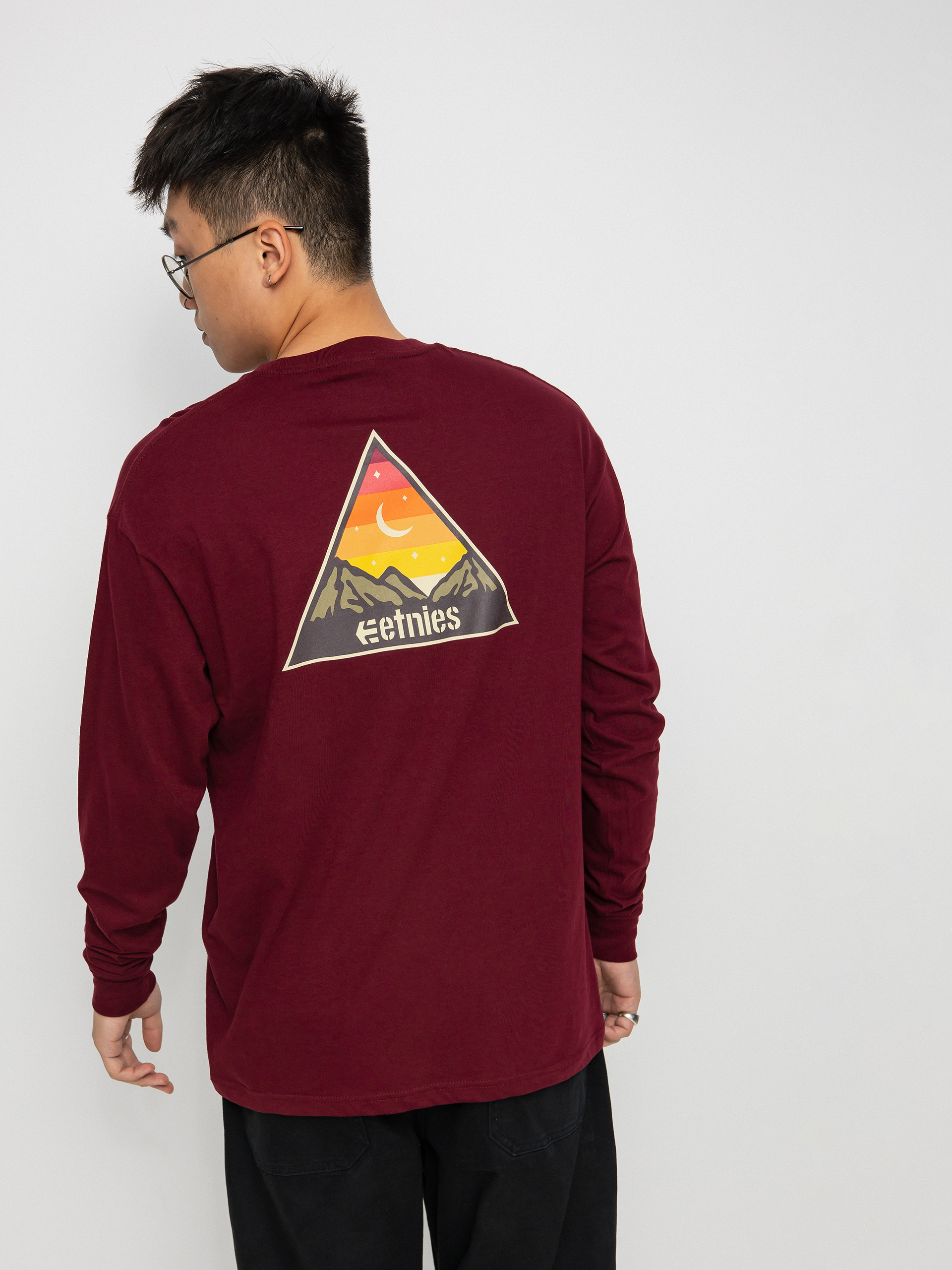 Longsleeve Etnies Moonrise (burgundy)