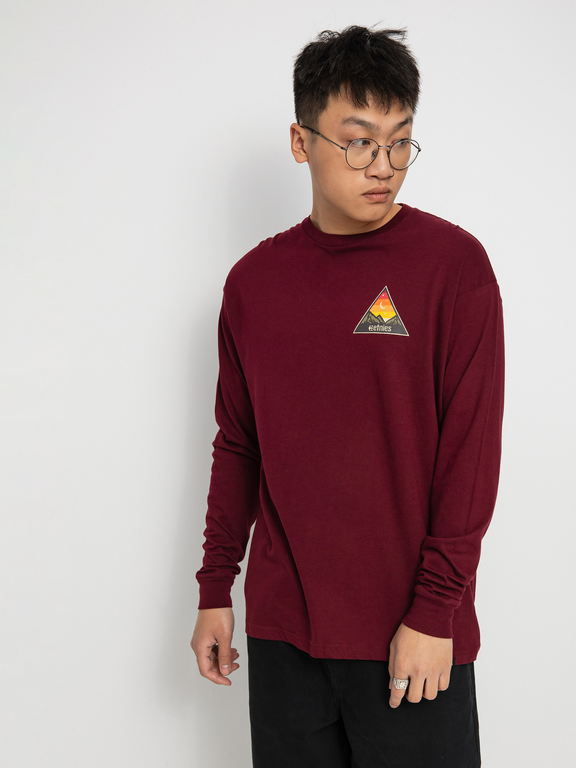 Longsleeve Etnies Moonrise (burgundy)