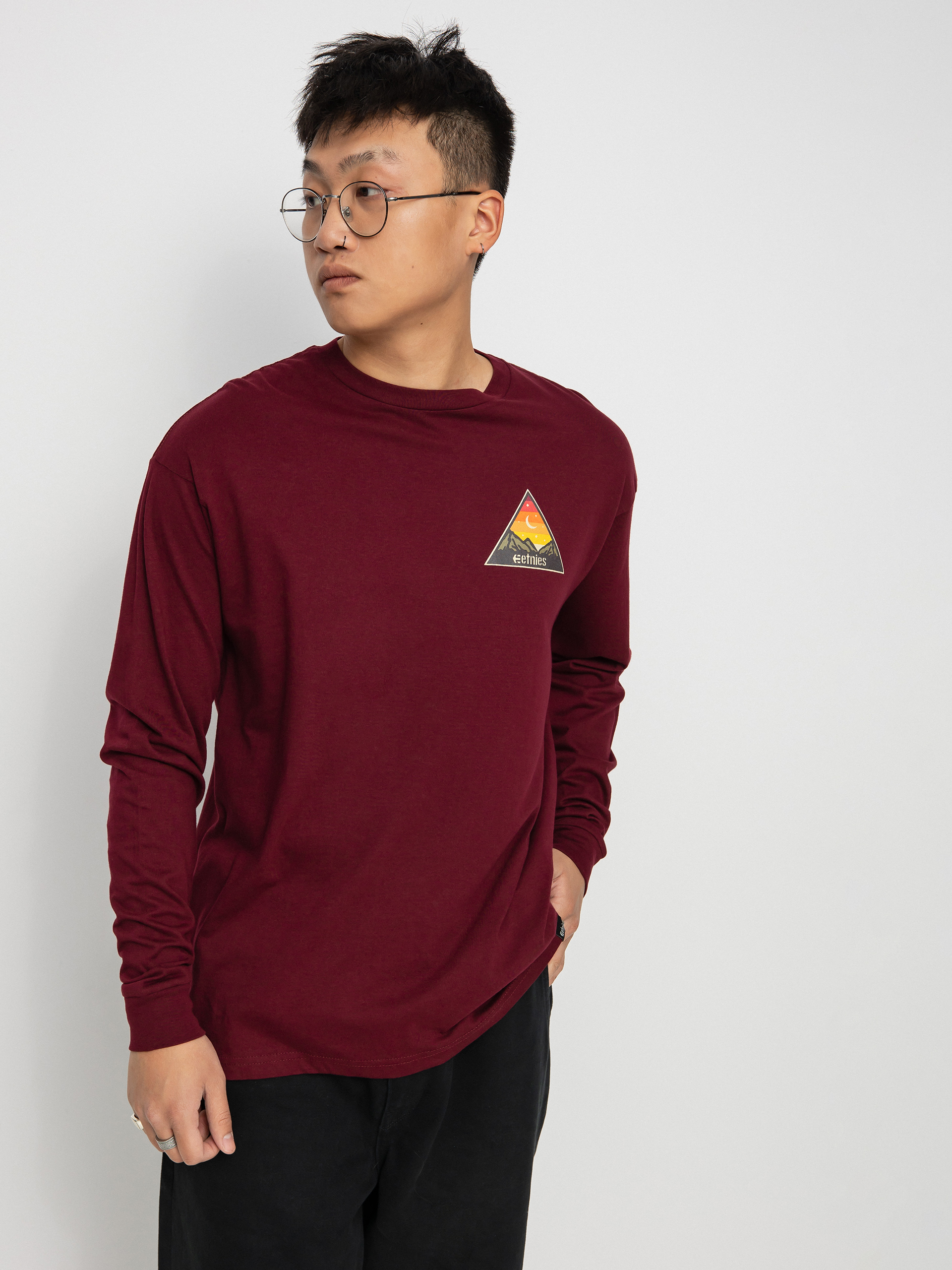 Longsleeve Etnies Moonrise (burgundy)