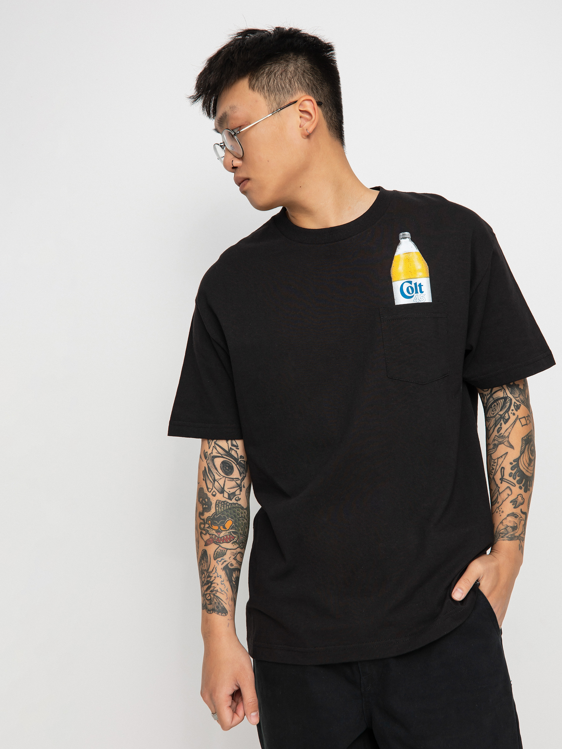 T-shirt Etnies Colt 45 Pocket (black)