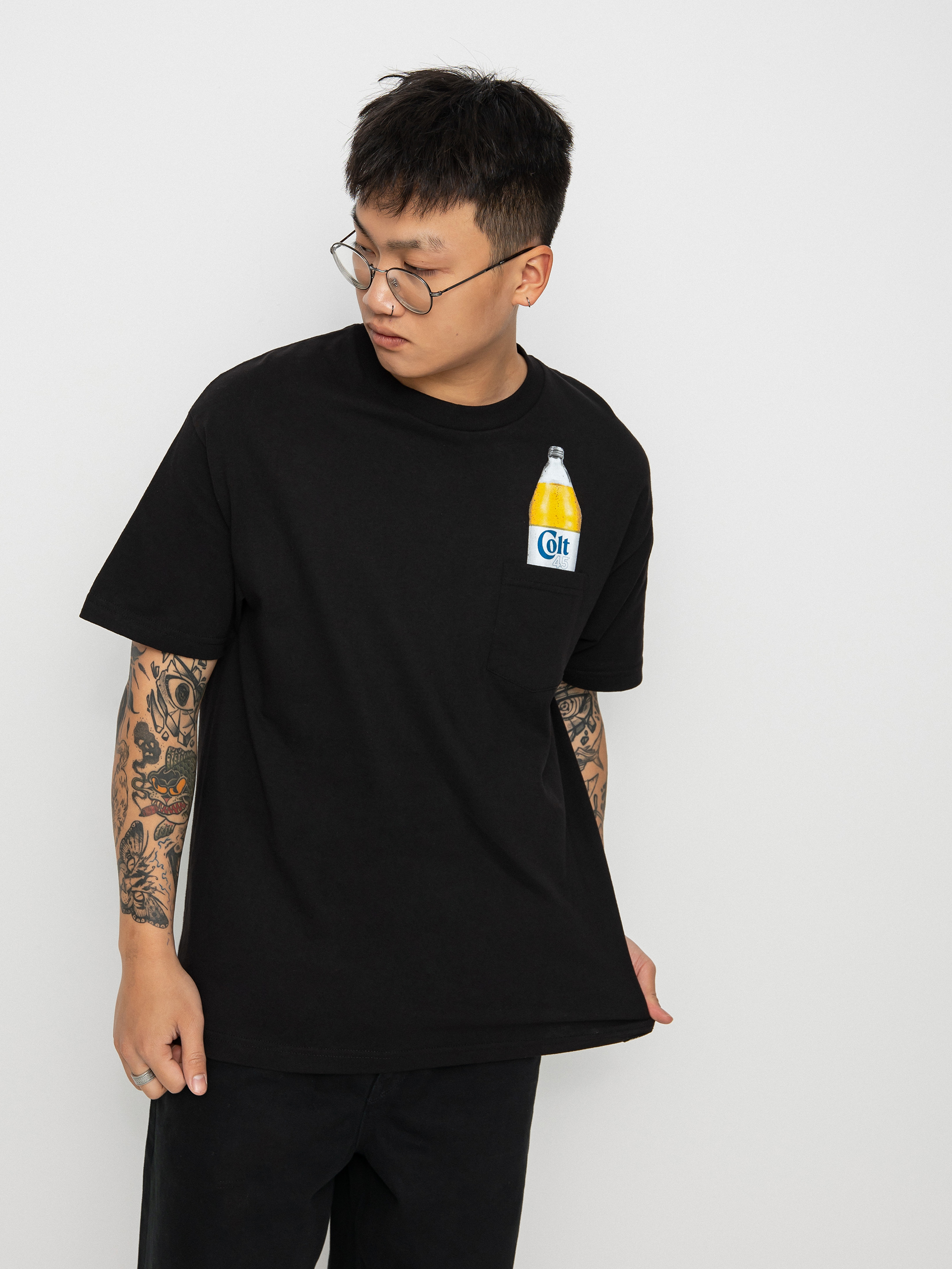 T-shirt Etnies Colt 45 Pocket (black)