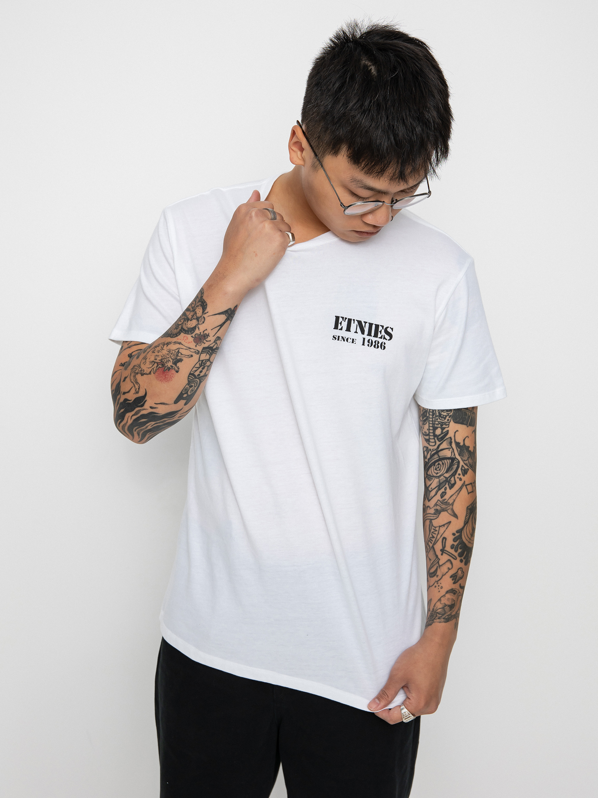 T-shirt Etnies Rebel Sports (white)