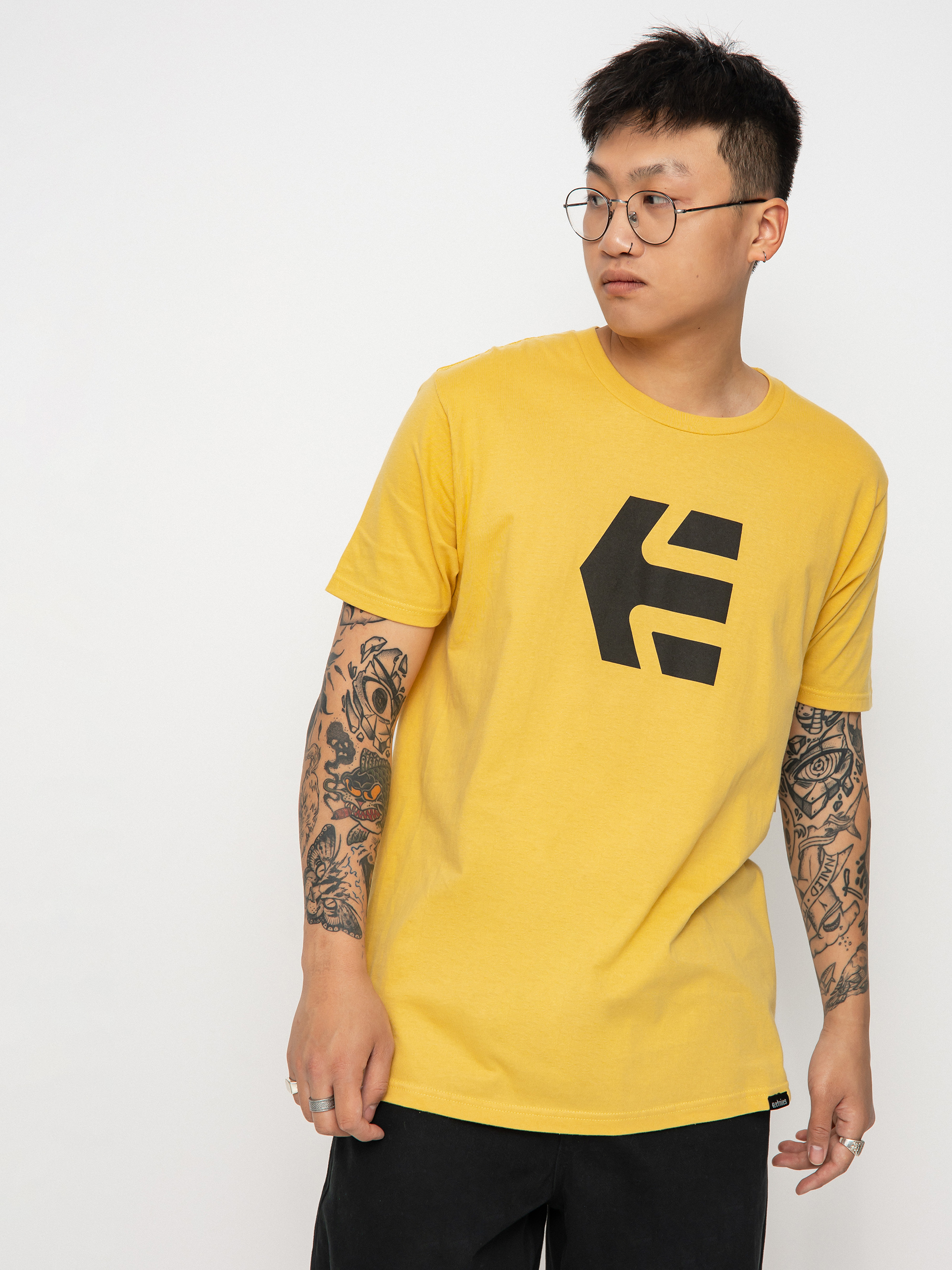 T-shirt Etnies Icon (mustard)
