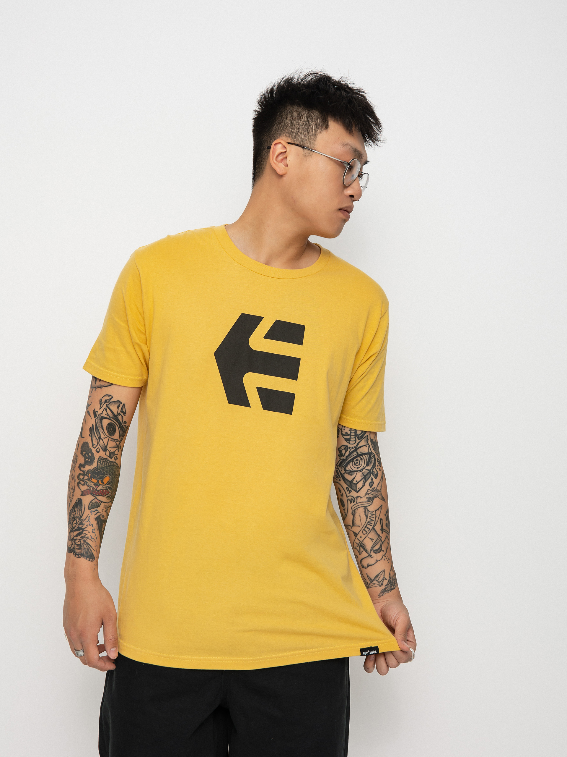 T-shirt Etnies Icon (mustard)
