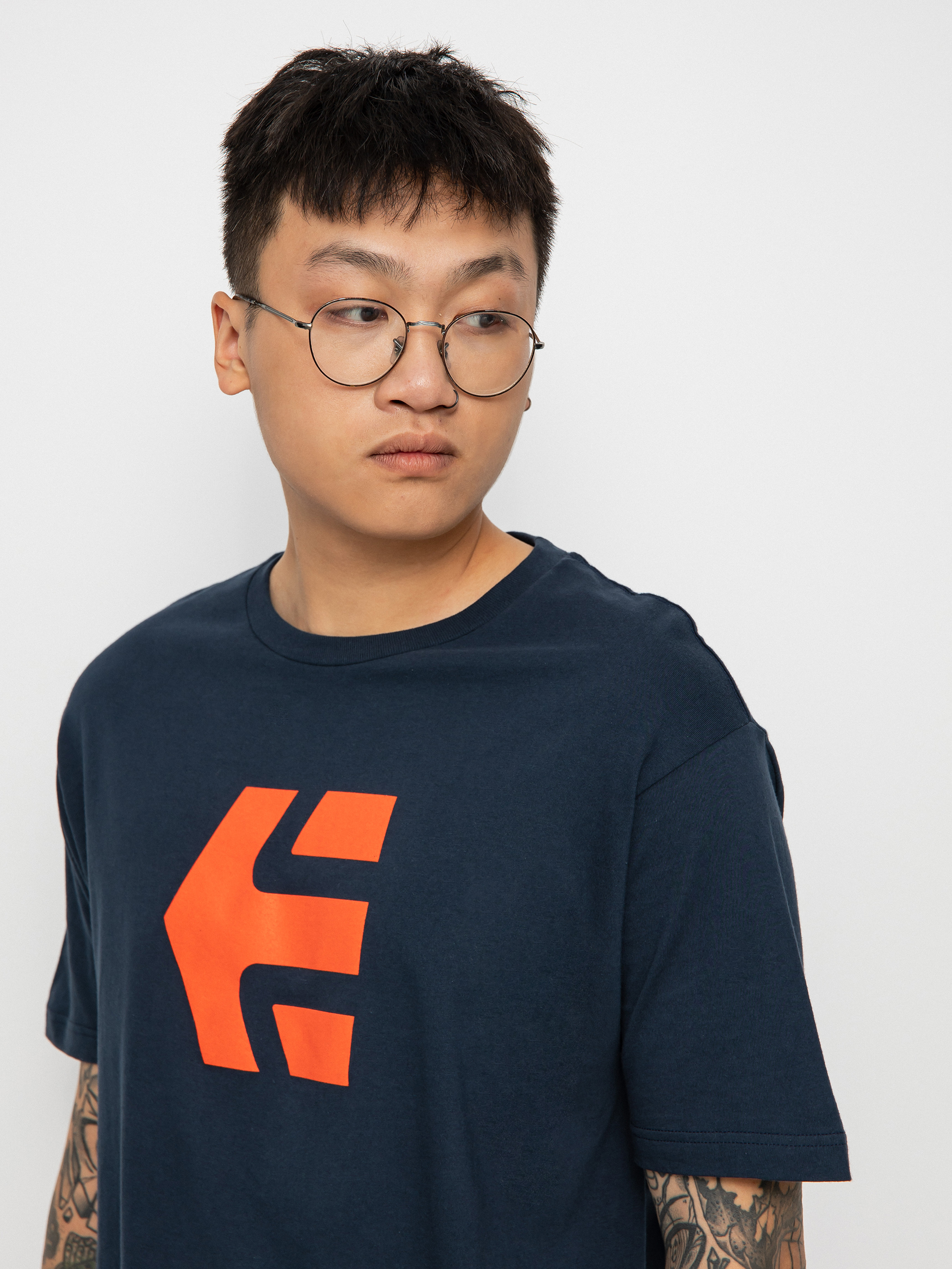 T-shirt Etnies Icon (navy/red)