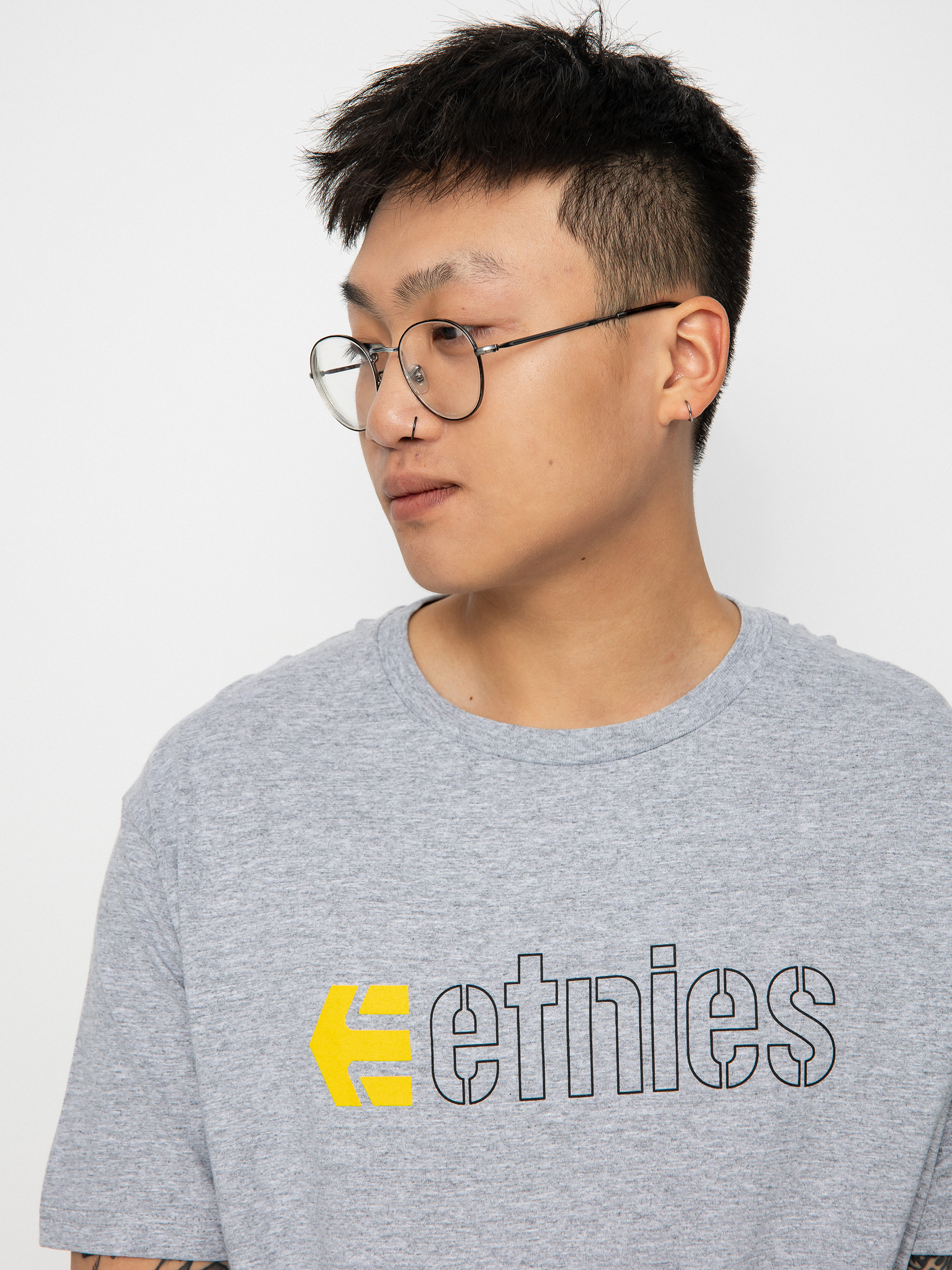 T-shirt Etnies Ecorp (grey/yellow)