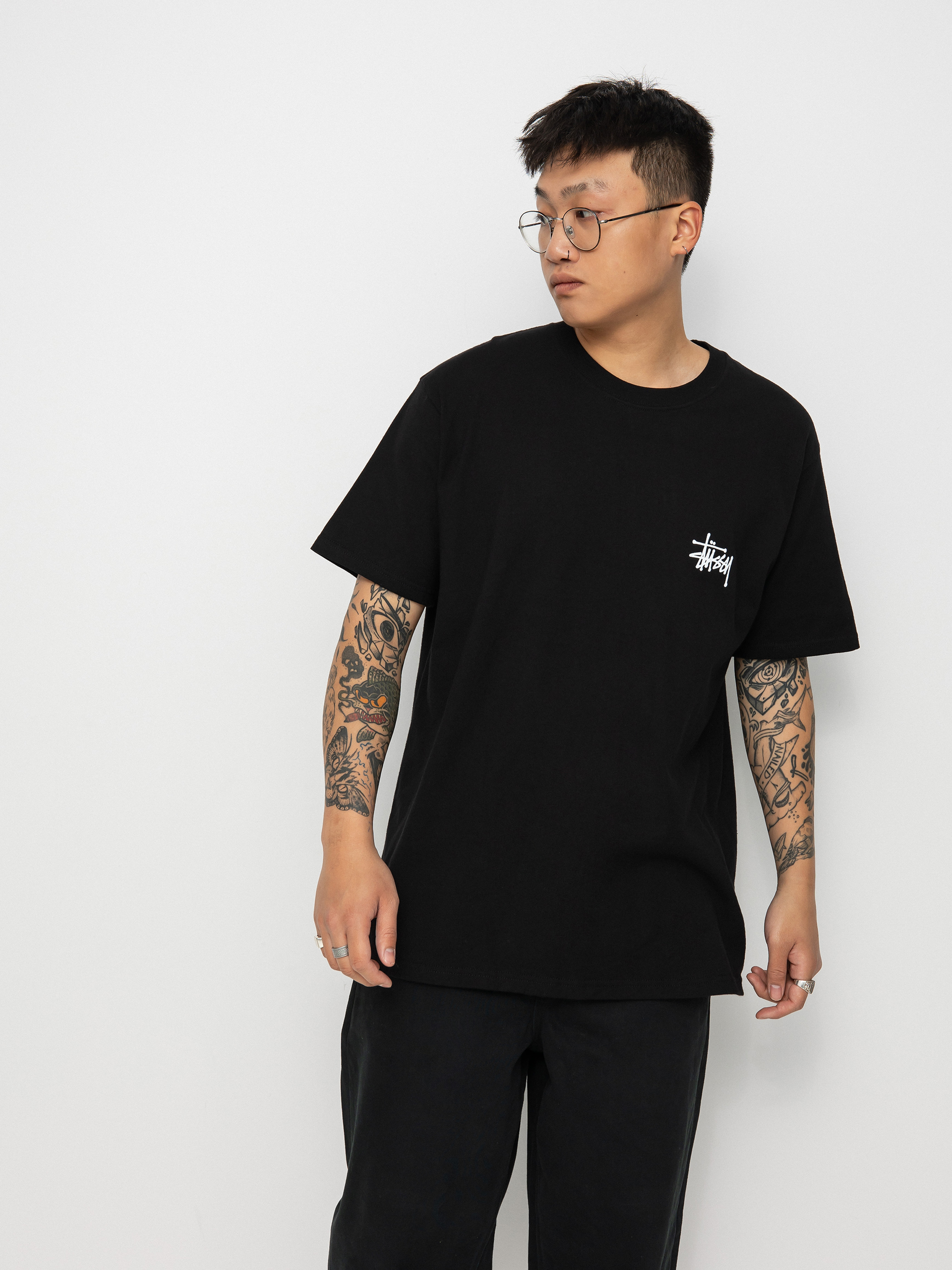 T-shirt Stussy Basic (black)