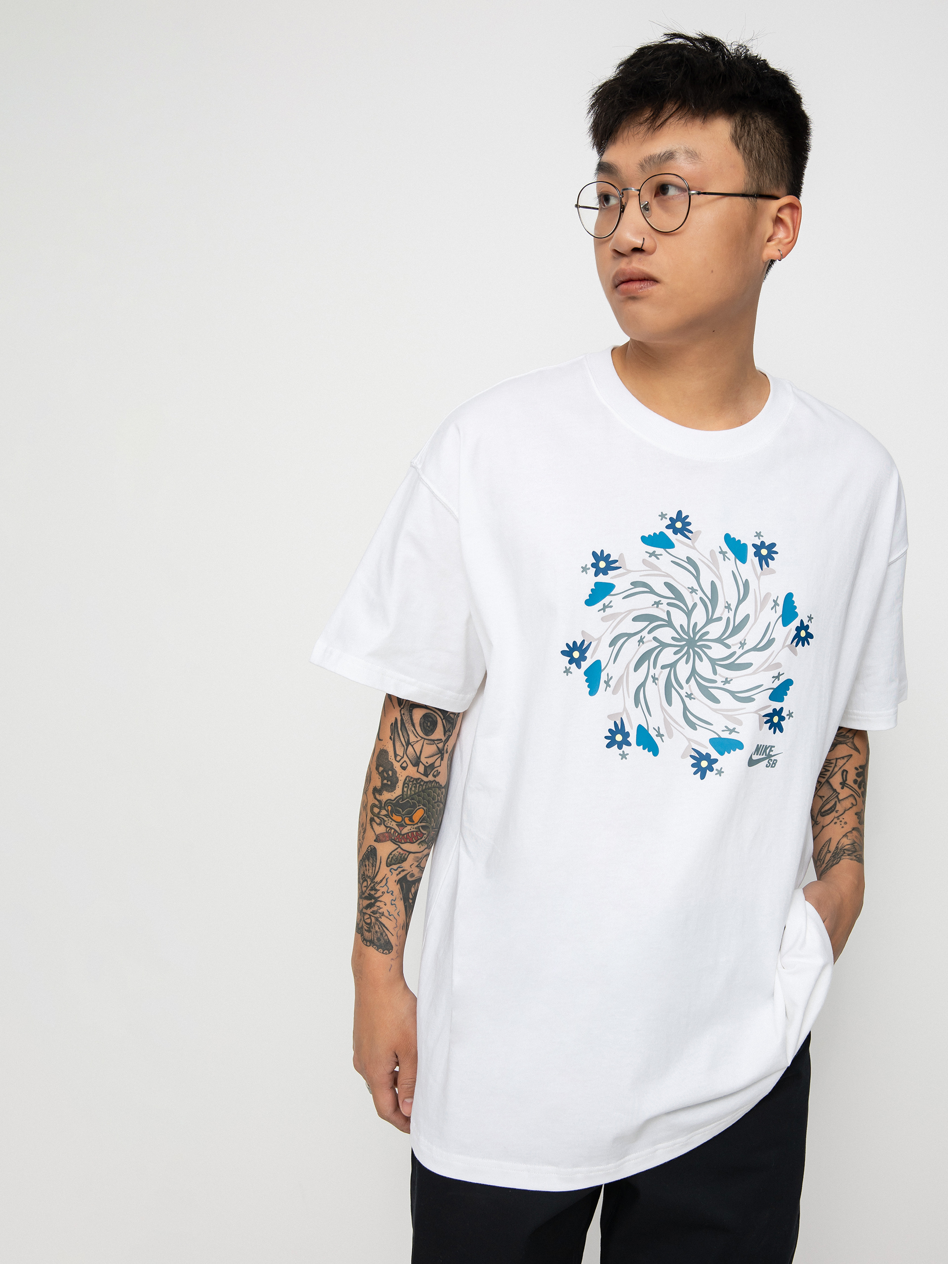 T-shirt Nike SB Wild Flower (white)