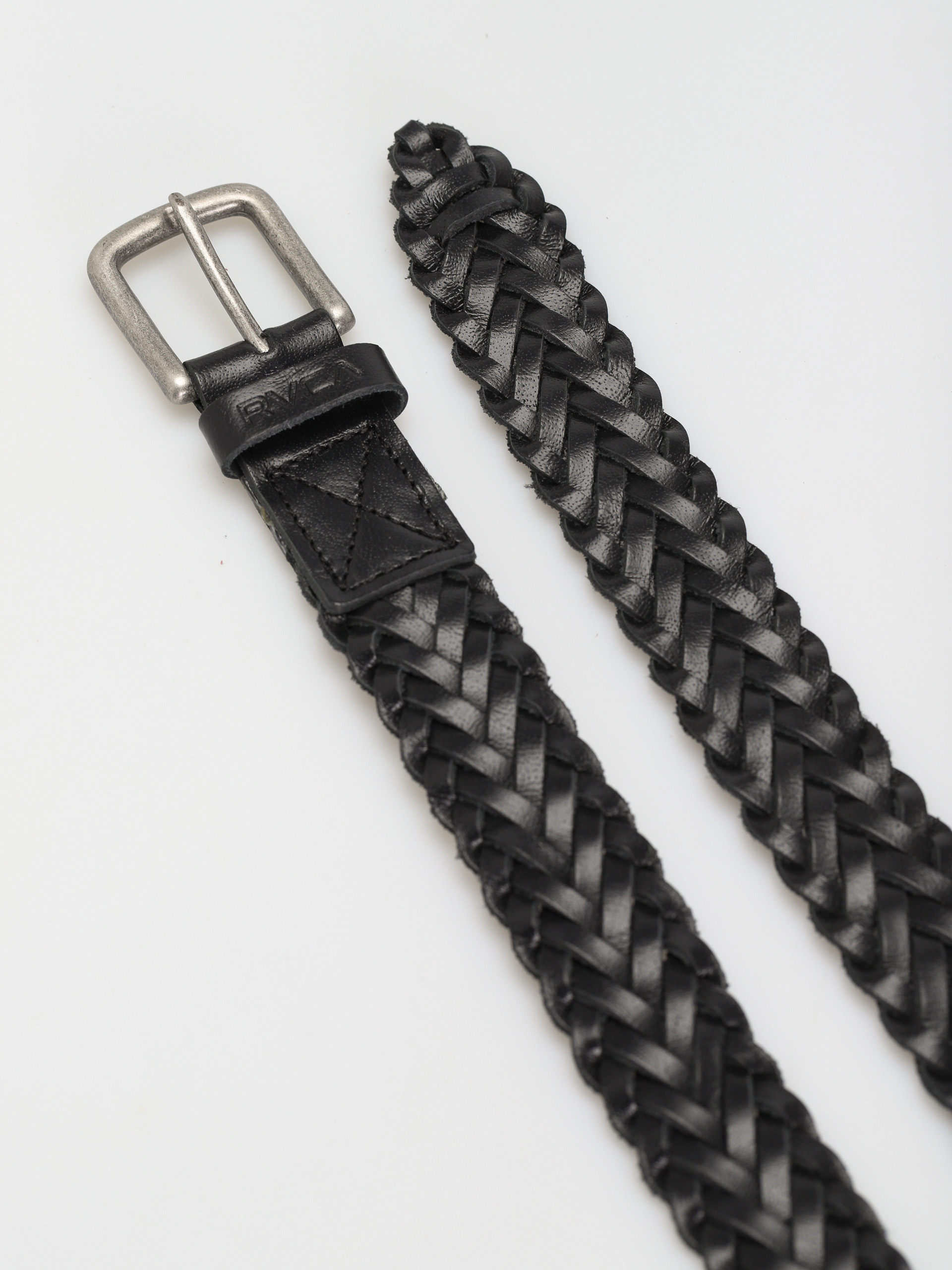 Pasek RVCA Twine Leather (black)