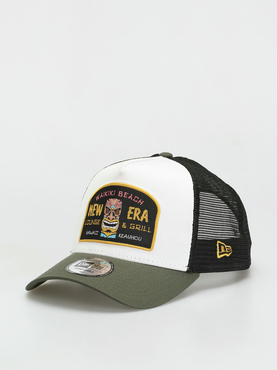 Czapka z daszkiem New Era Location Icon Trucker (khaki/white)