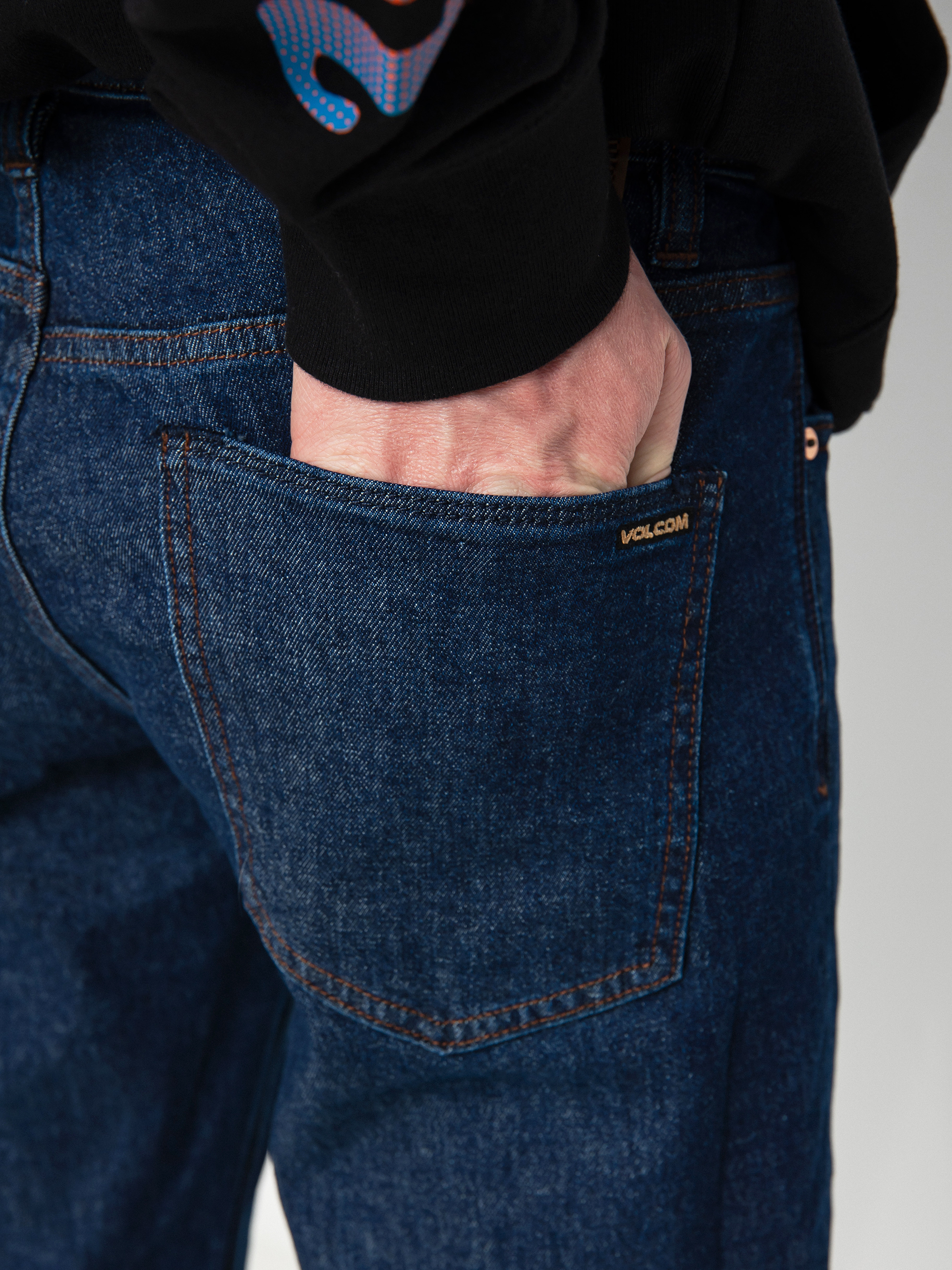 Spodnie Volcom Vorta Denim (dirty rich indigo)