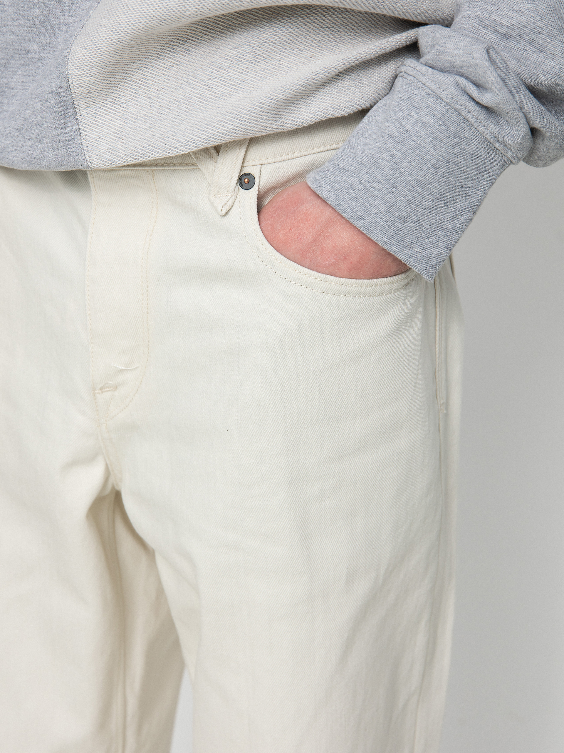 Spodnie Volcom Modown Tapered Denim (whitecap grey)