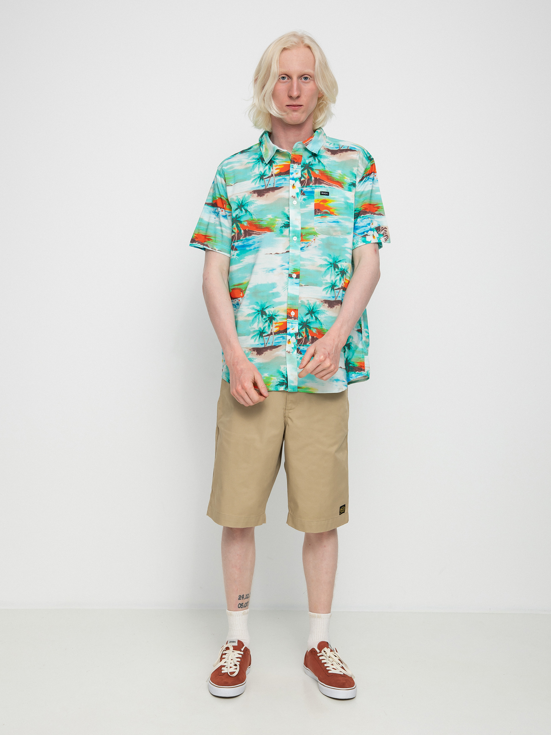 Koszula RVCA Paradiso (teal)