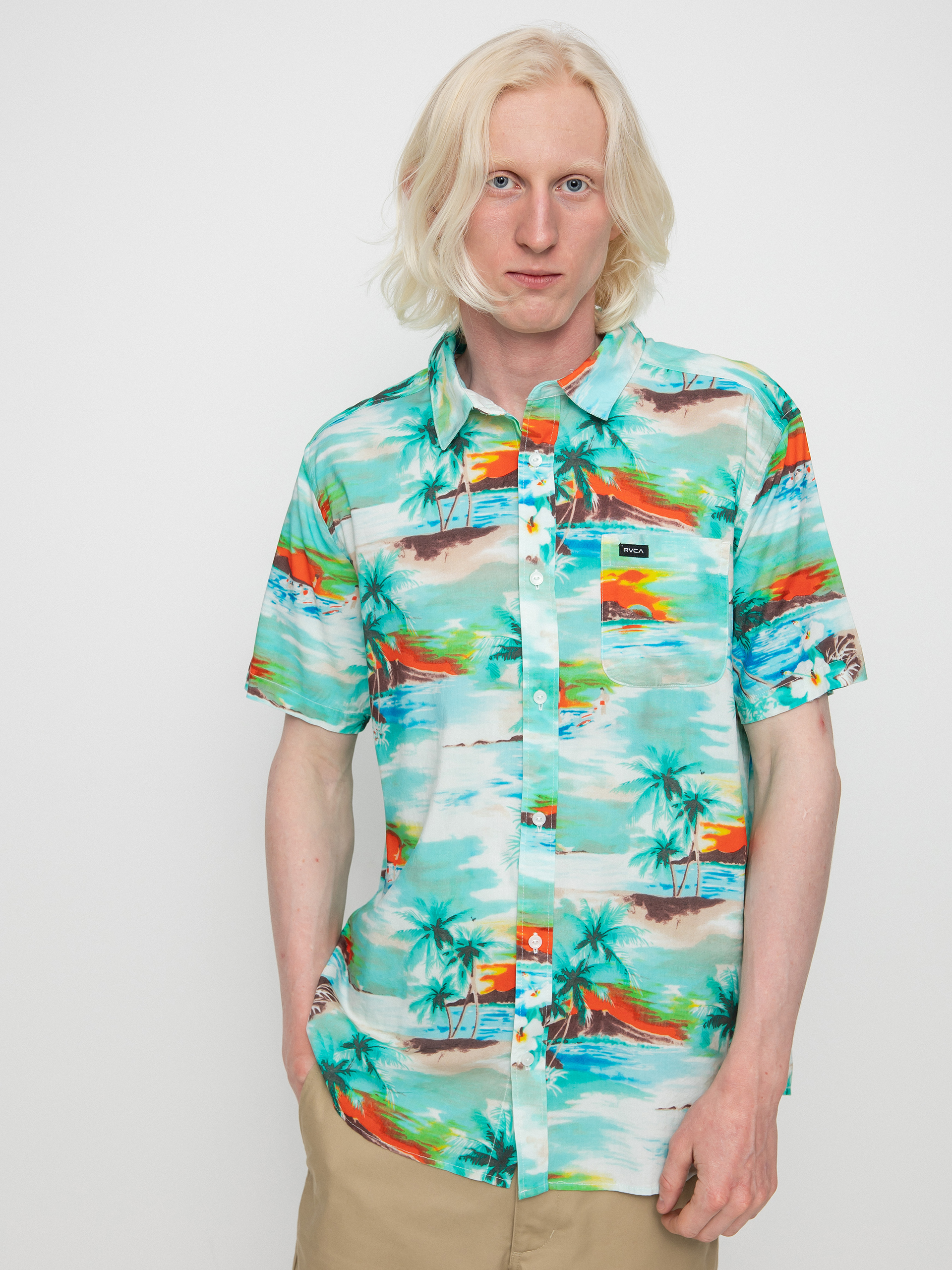 Koszula RVCA Paradiso (teal)