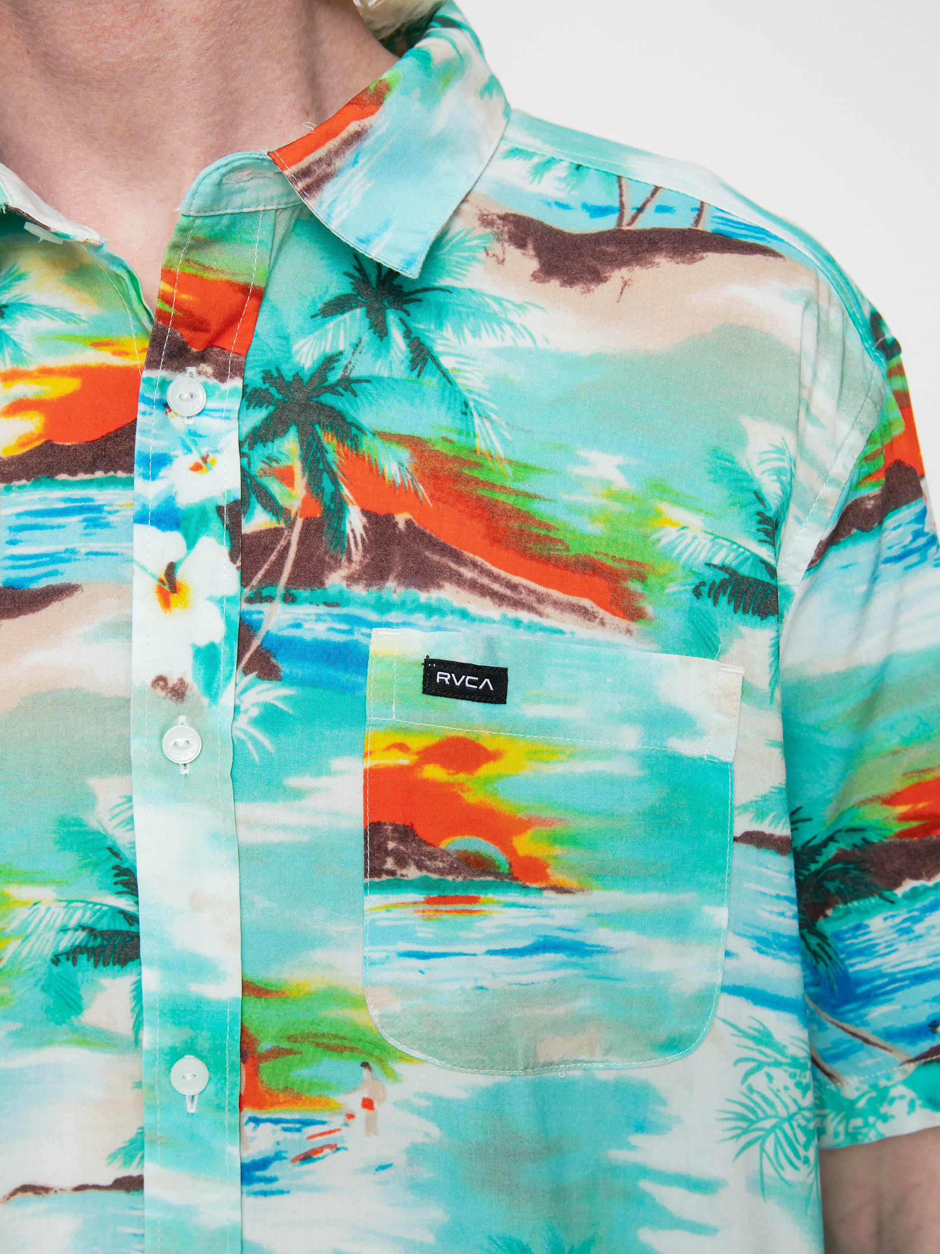 Koszula RVCA Paradiso (teal)