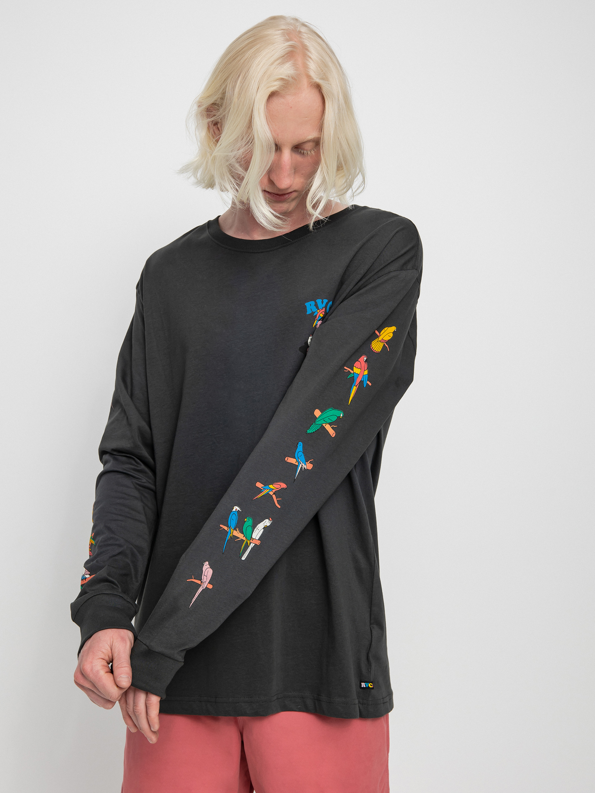 Longsleeve RVCA Parrot Ice (pirate black)