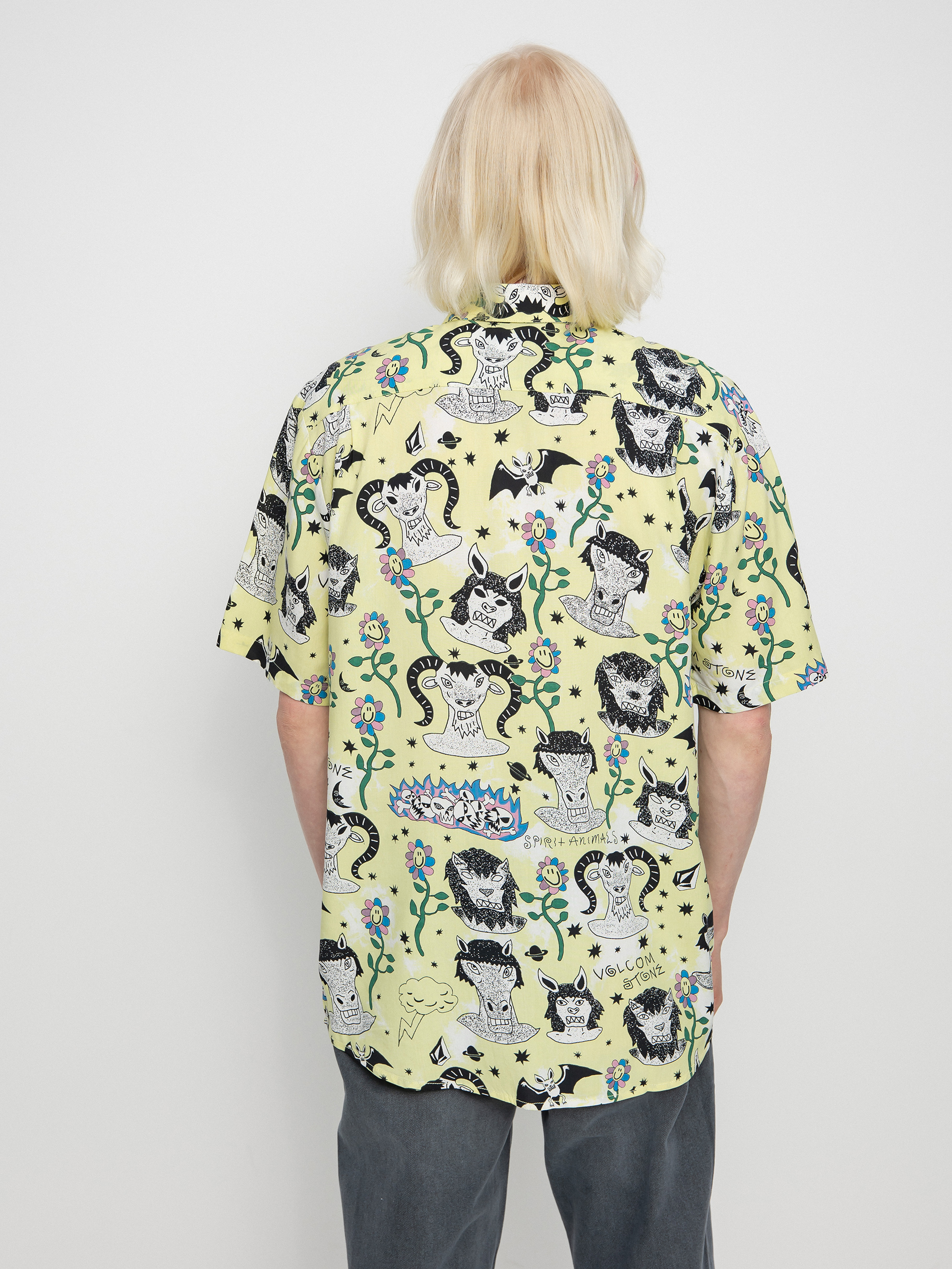 Koszula Volcom Surf Vitals Ozzy Woven (glimmer yellow)