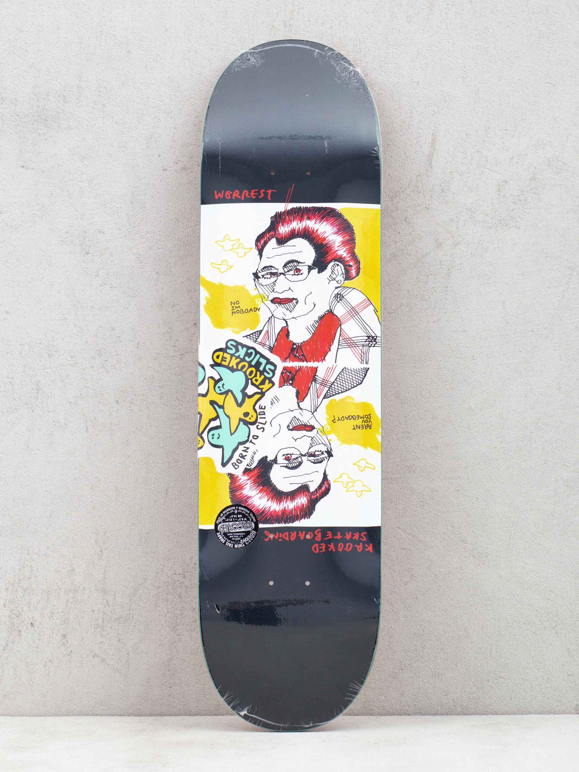 Deck Krooked Worrest Sombdy Ttslk (black/white)