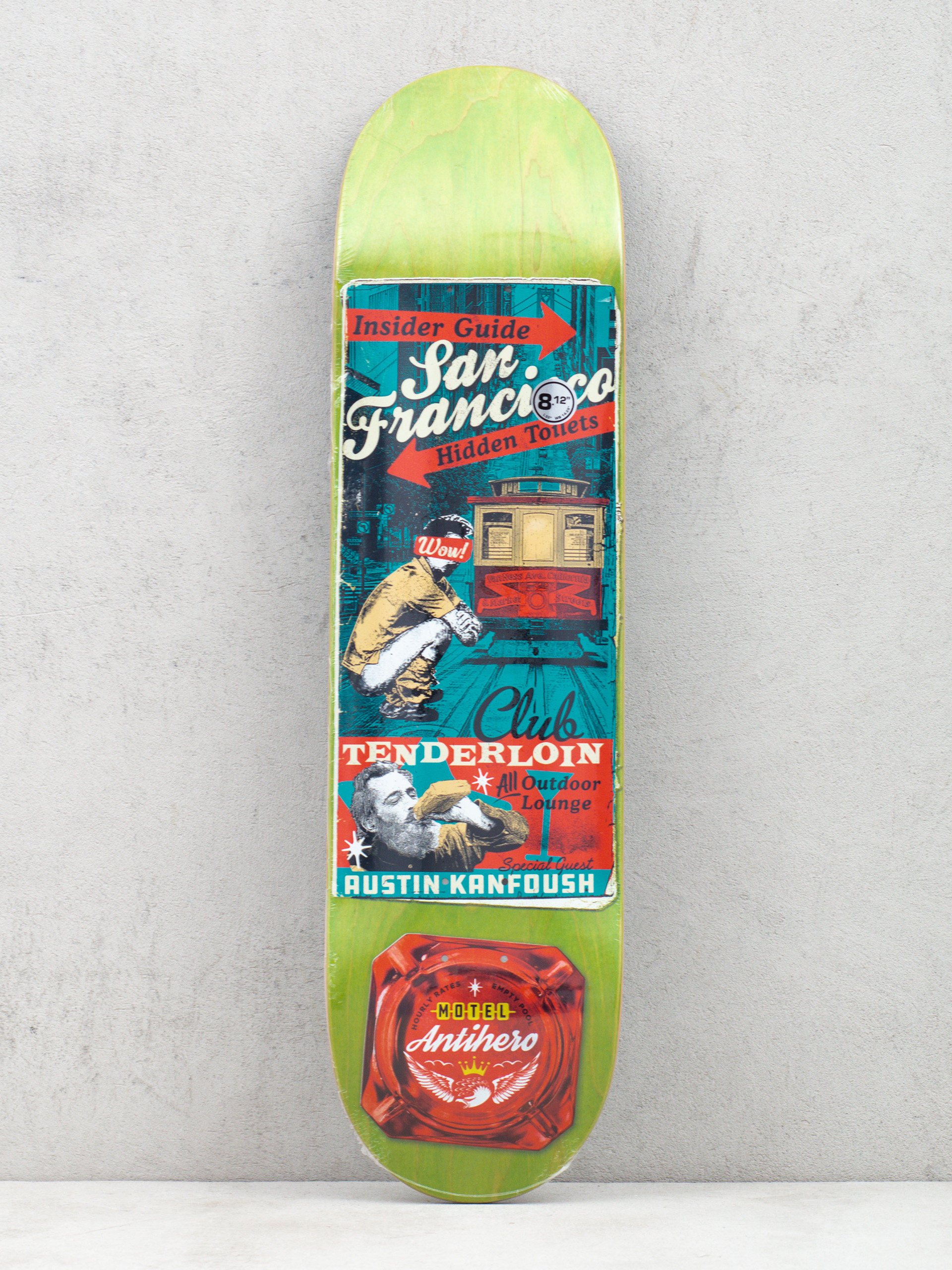 Deck Antihero Kanfoush Motel (light green)