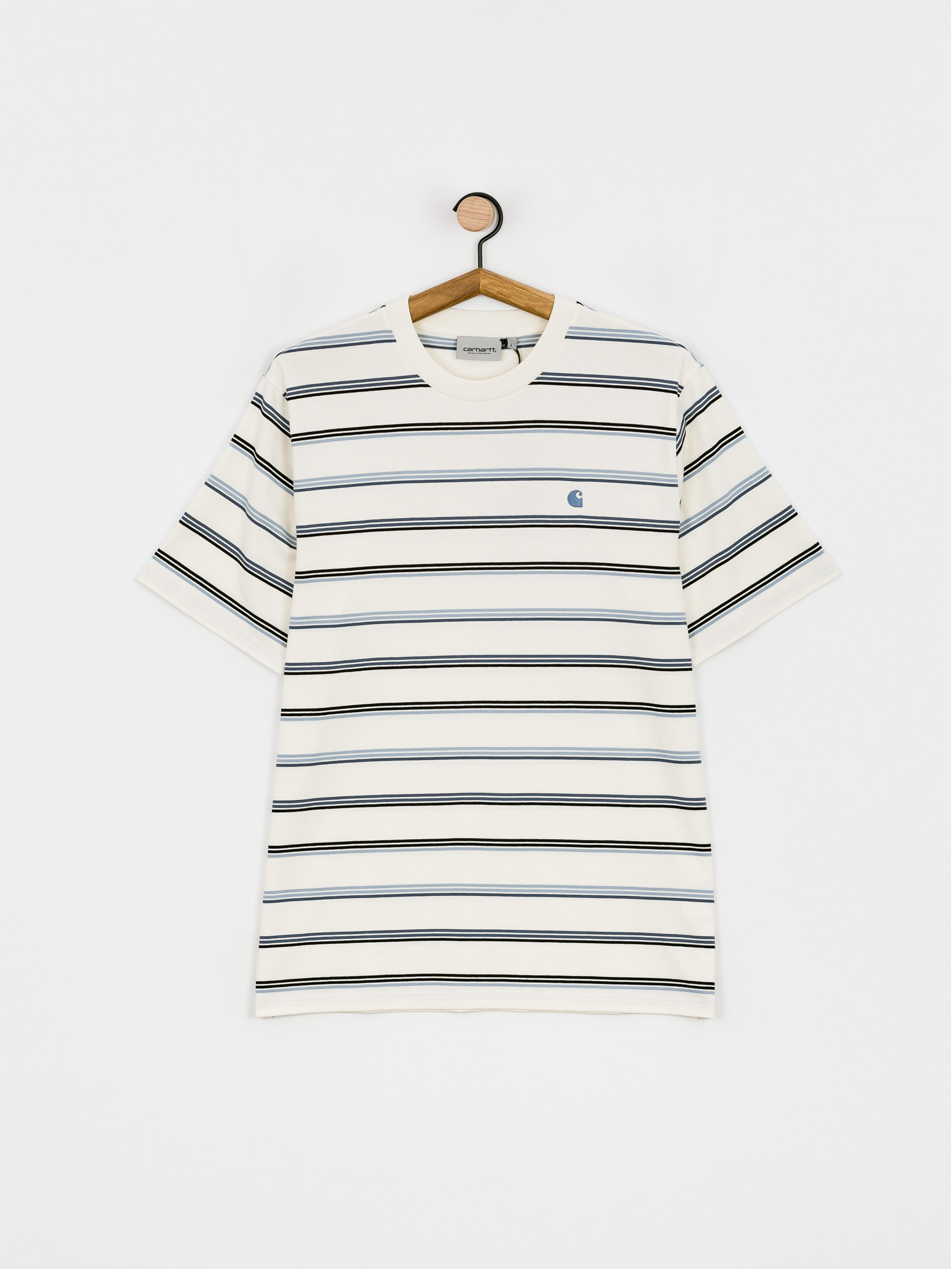 T-shirt Carhartt WIP Vonn (vonn stripe/wax/storm blue/storm blue)