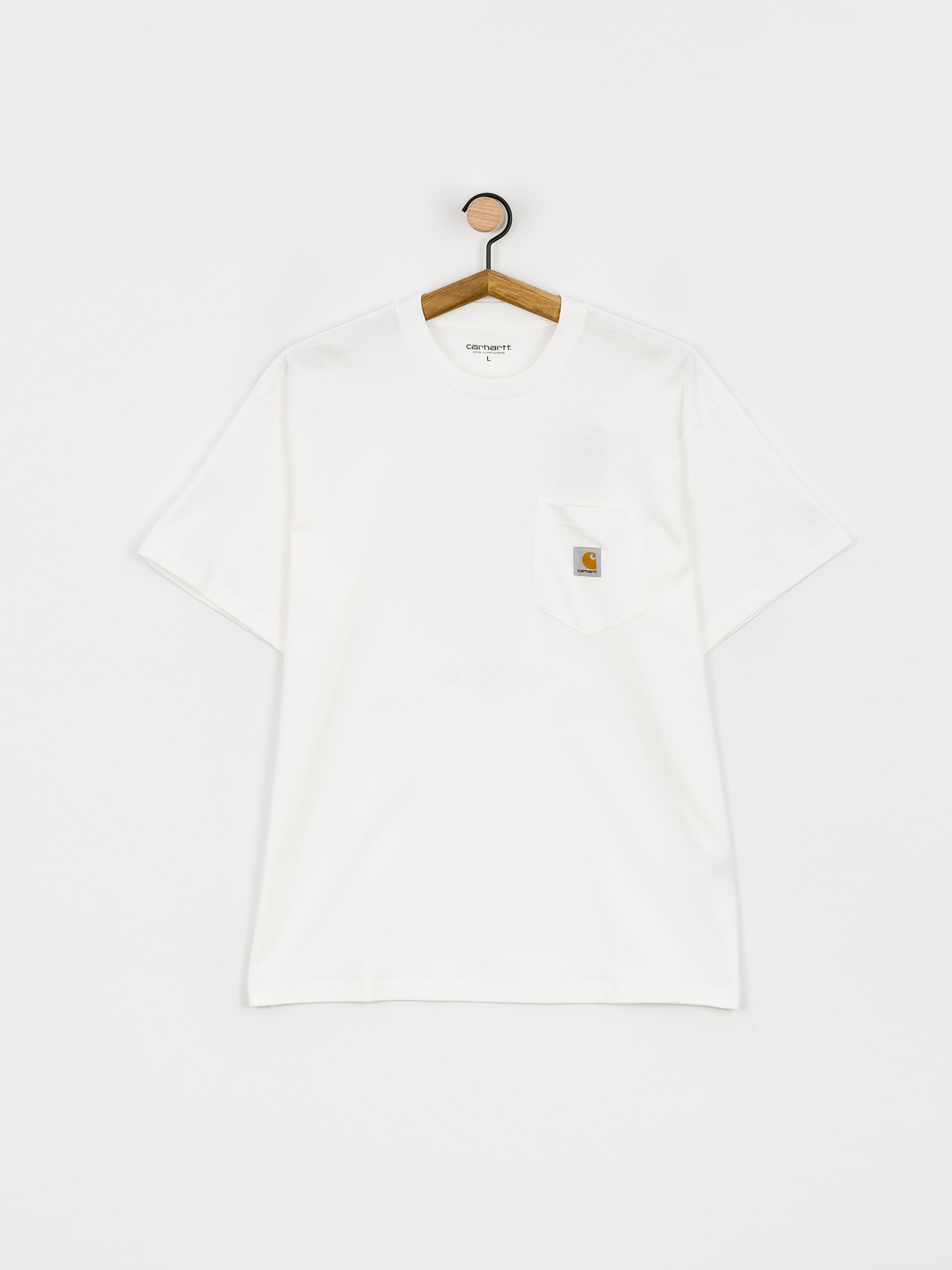 T-shirt Carhartt WIP Local Pocket (white/black)