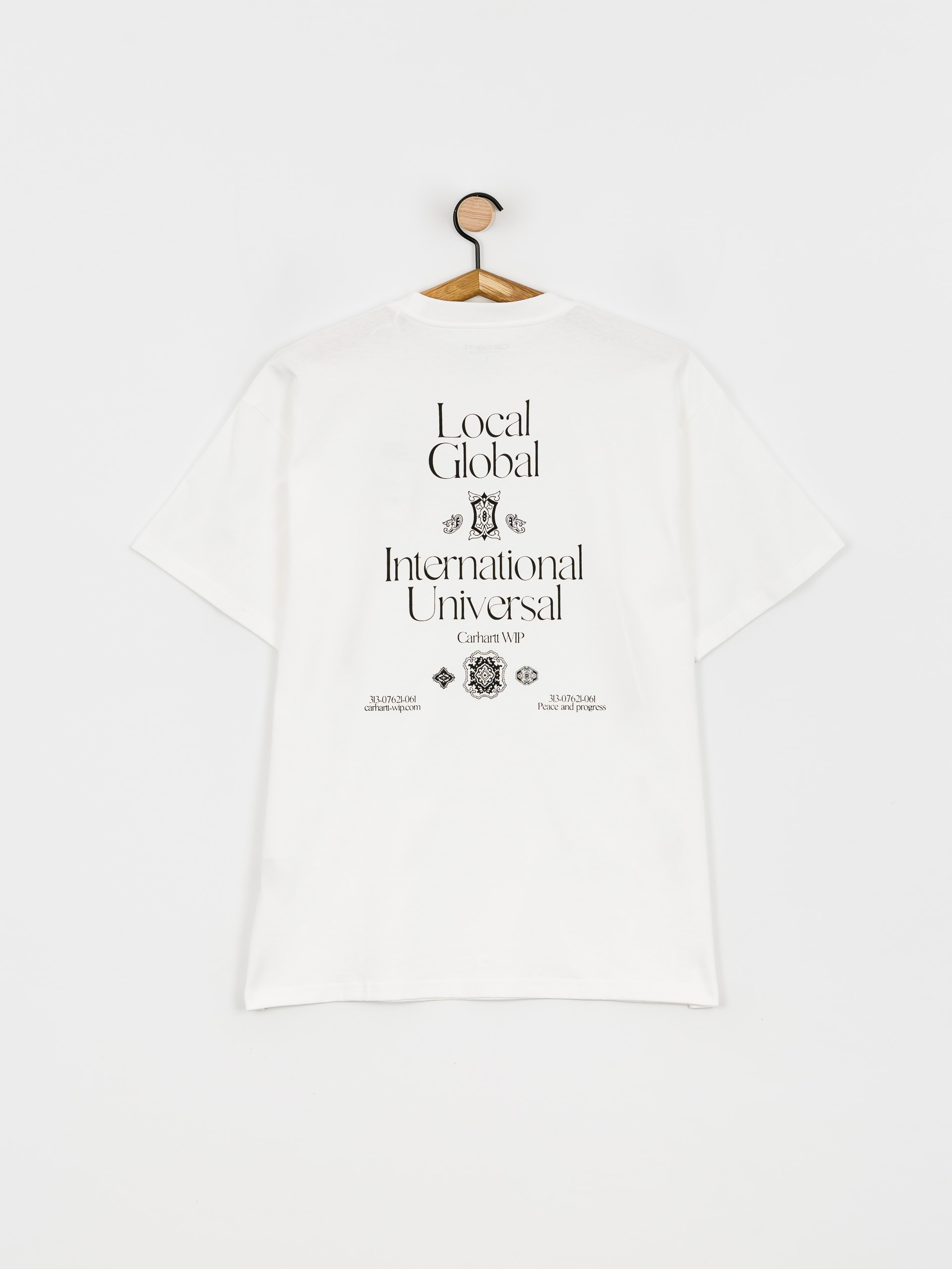 T-shirt Carhartt WIP Local Pocket (white/black)