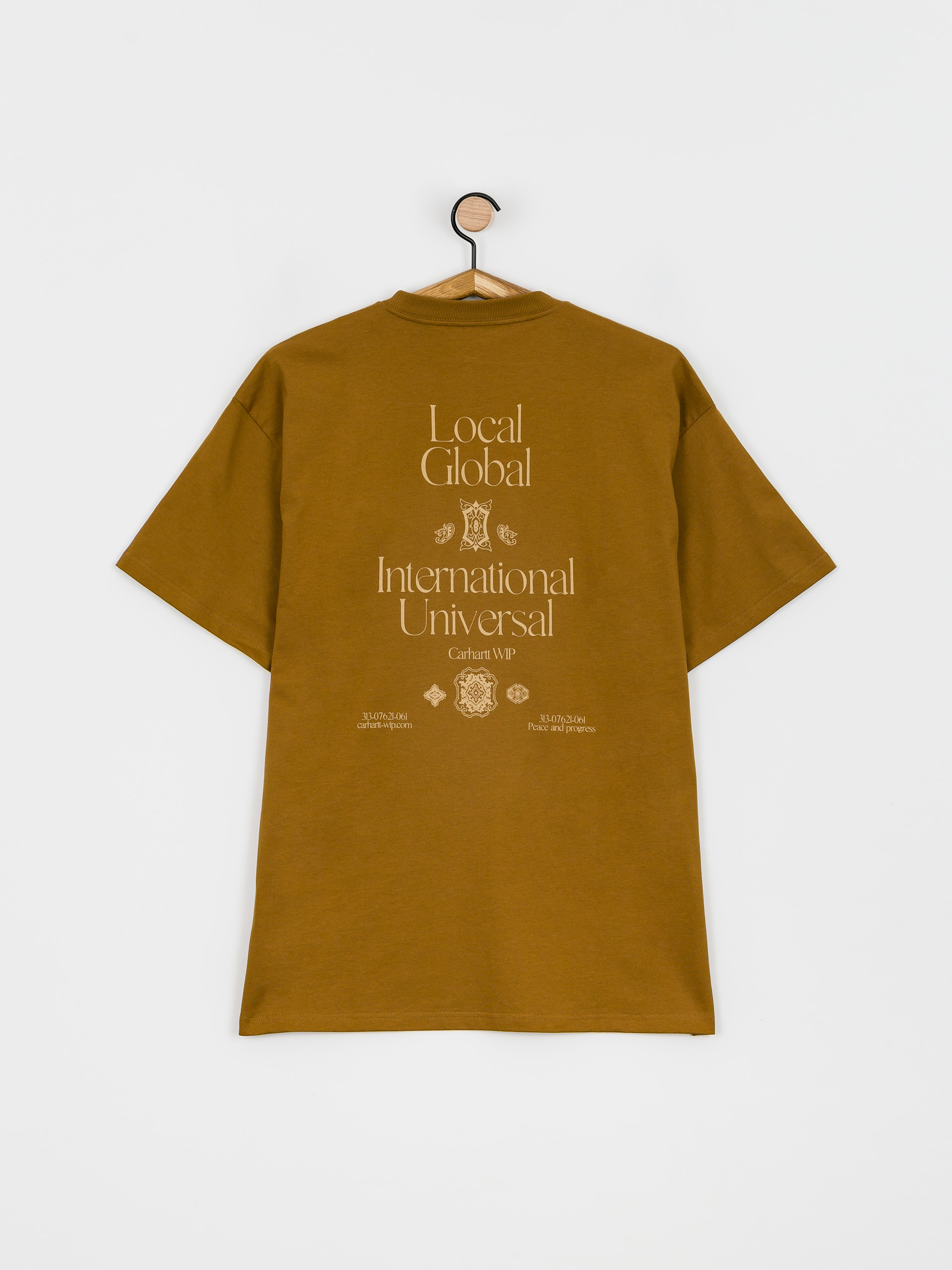 T-shirt Carhartt WIP Local Pocket (hamilton brown/dusty h brown)