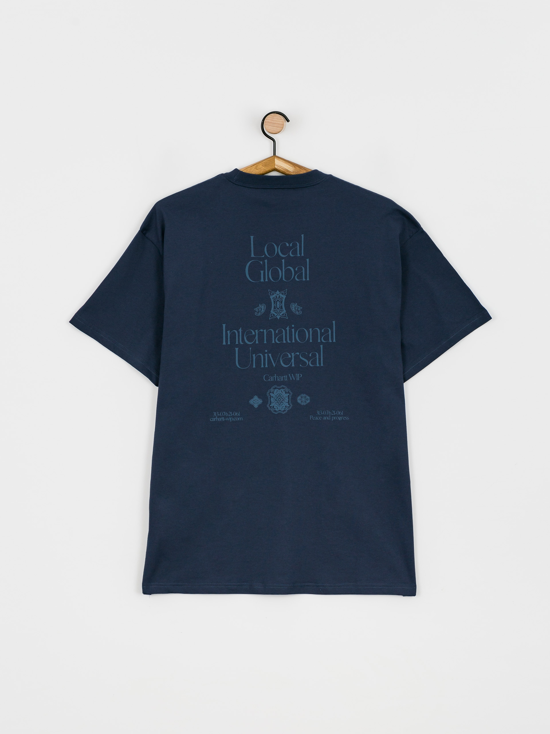 T-shirt Carhartt WIP Local Pocket (enzian/storm blue)