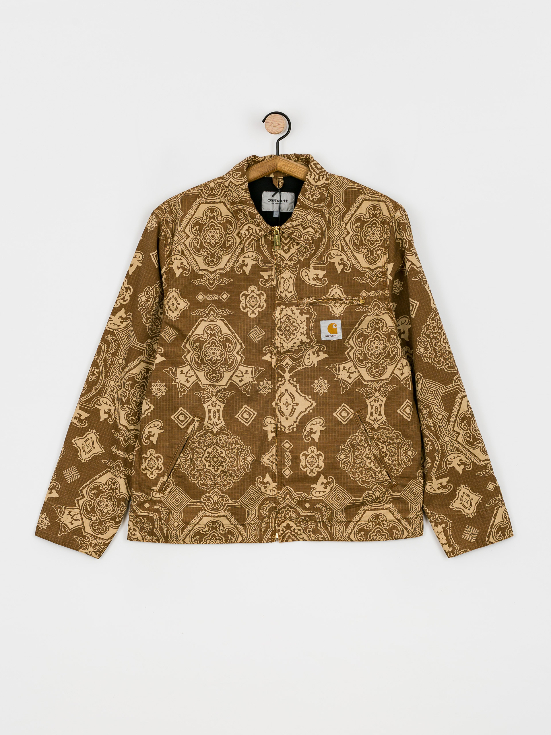 Kurtka Carhartt WIP Detroit (verse print/hamilton brown)