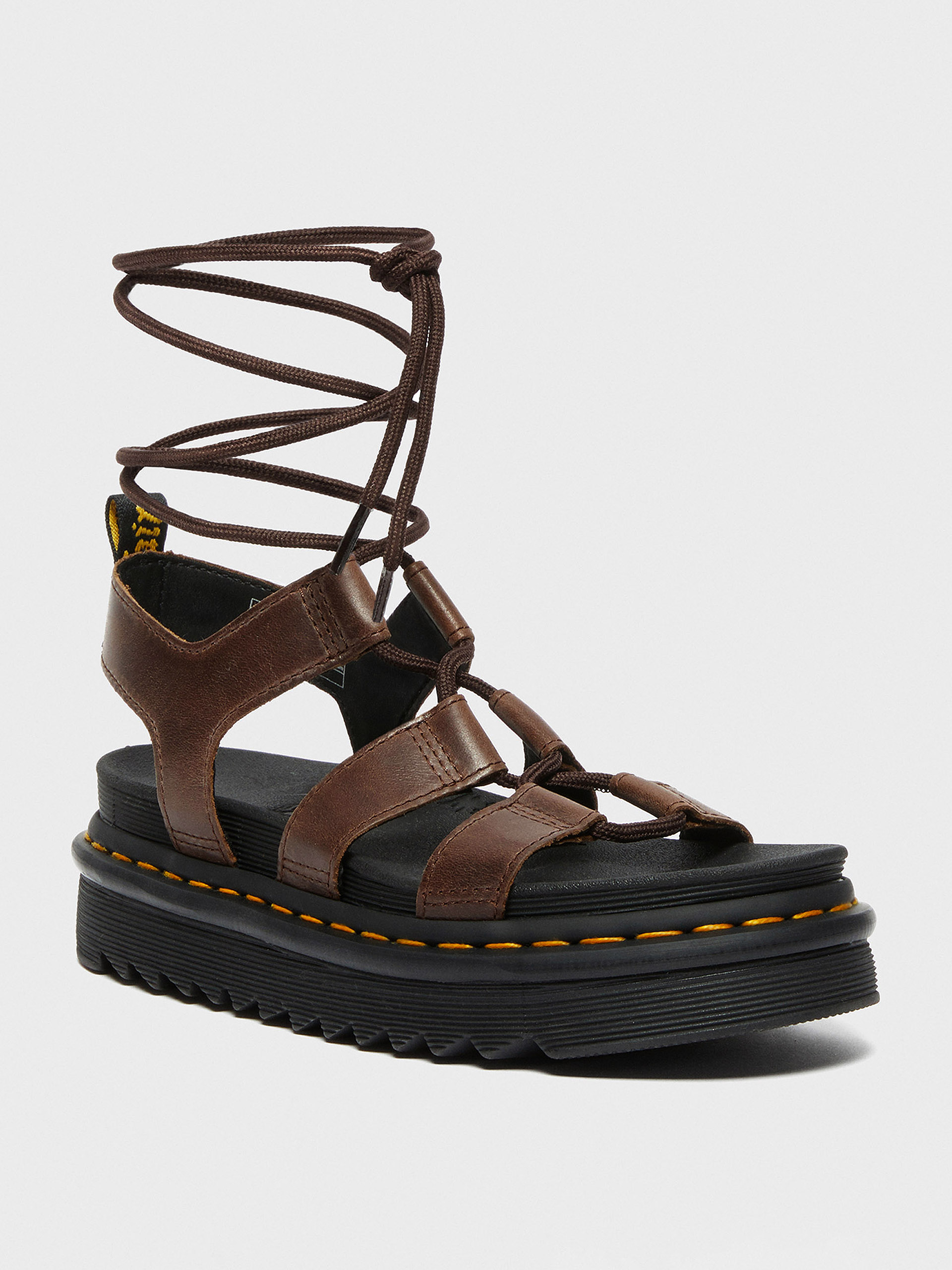 Sandały Dr. Martens Nartilla Wmn (dark brown oily illusion)