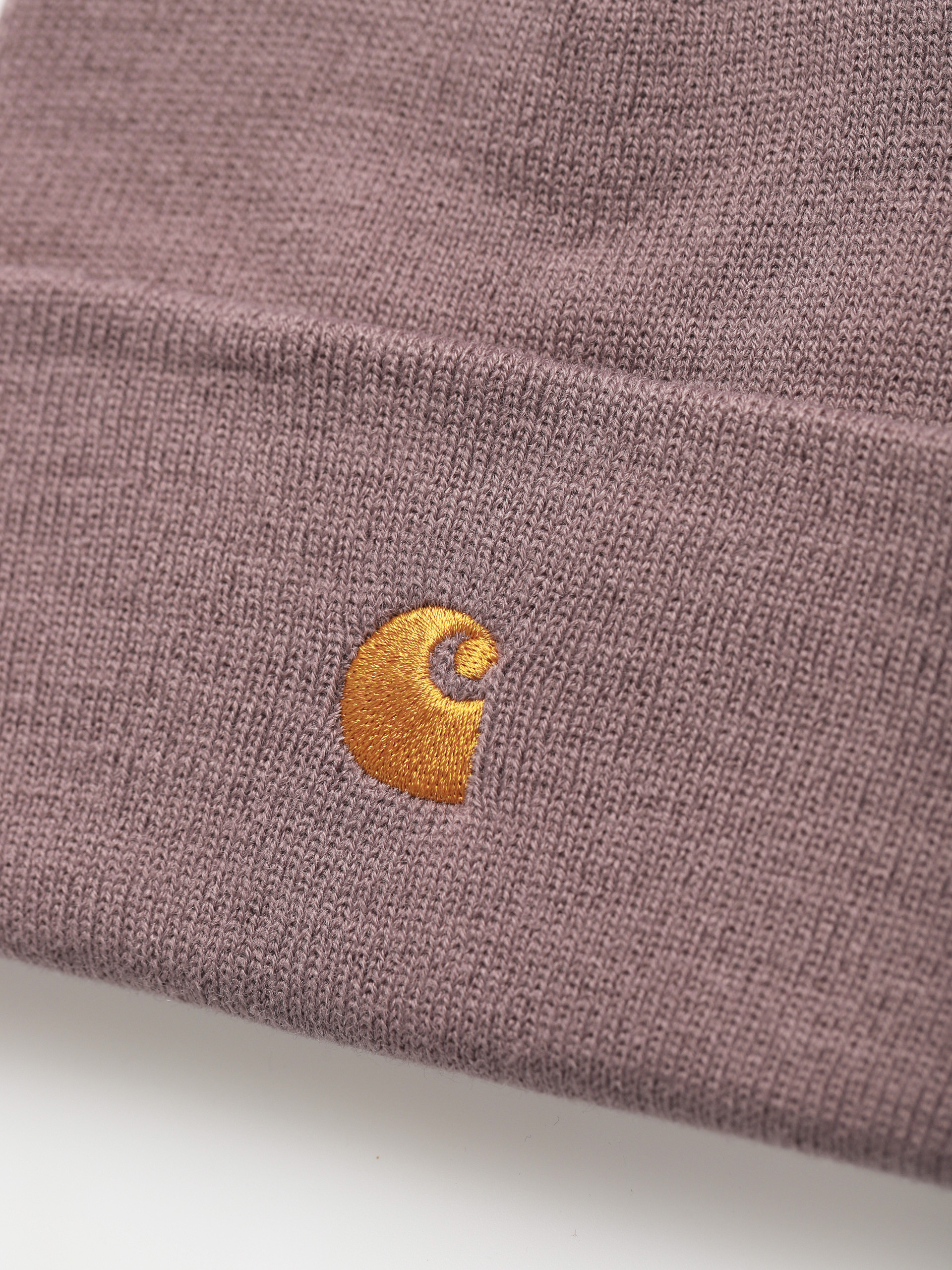 Czapka zimowa Carhartt WIP Chase (misty thistle/gold)