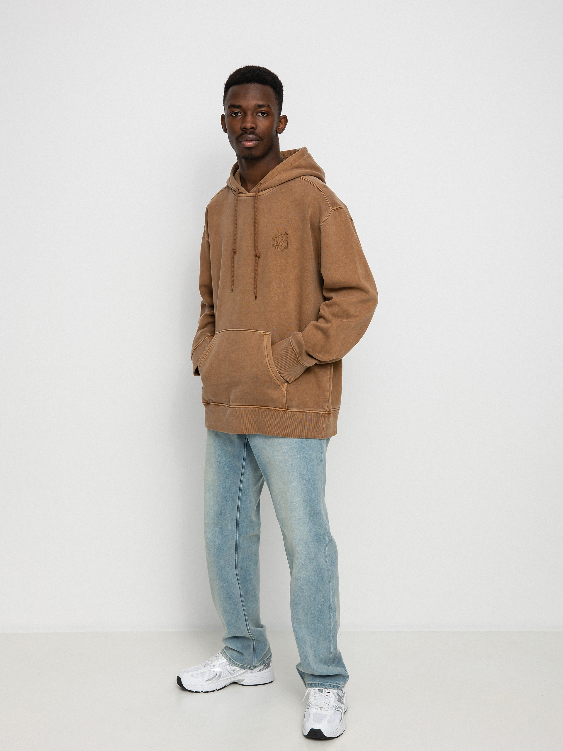 Bluza z kapturem Carhartt WIP Verse Patch HD (hamilton brown)