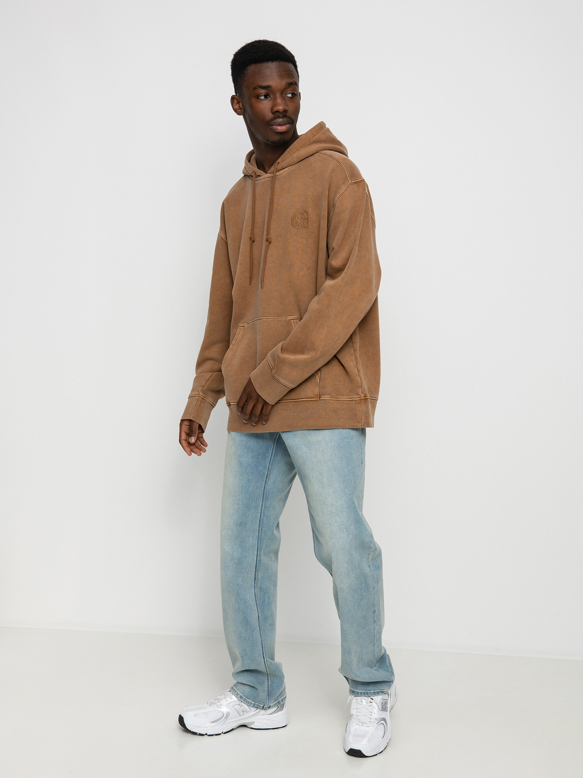 Bluza z kapturem Carhartt WIP Verse Patch HD (hamilton brown)