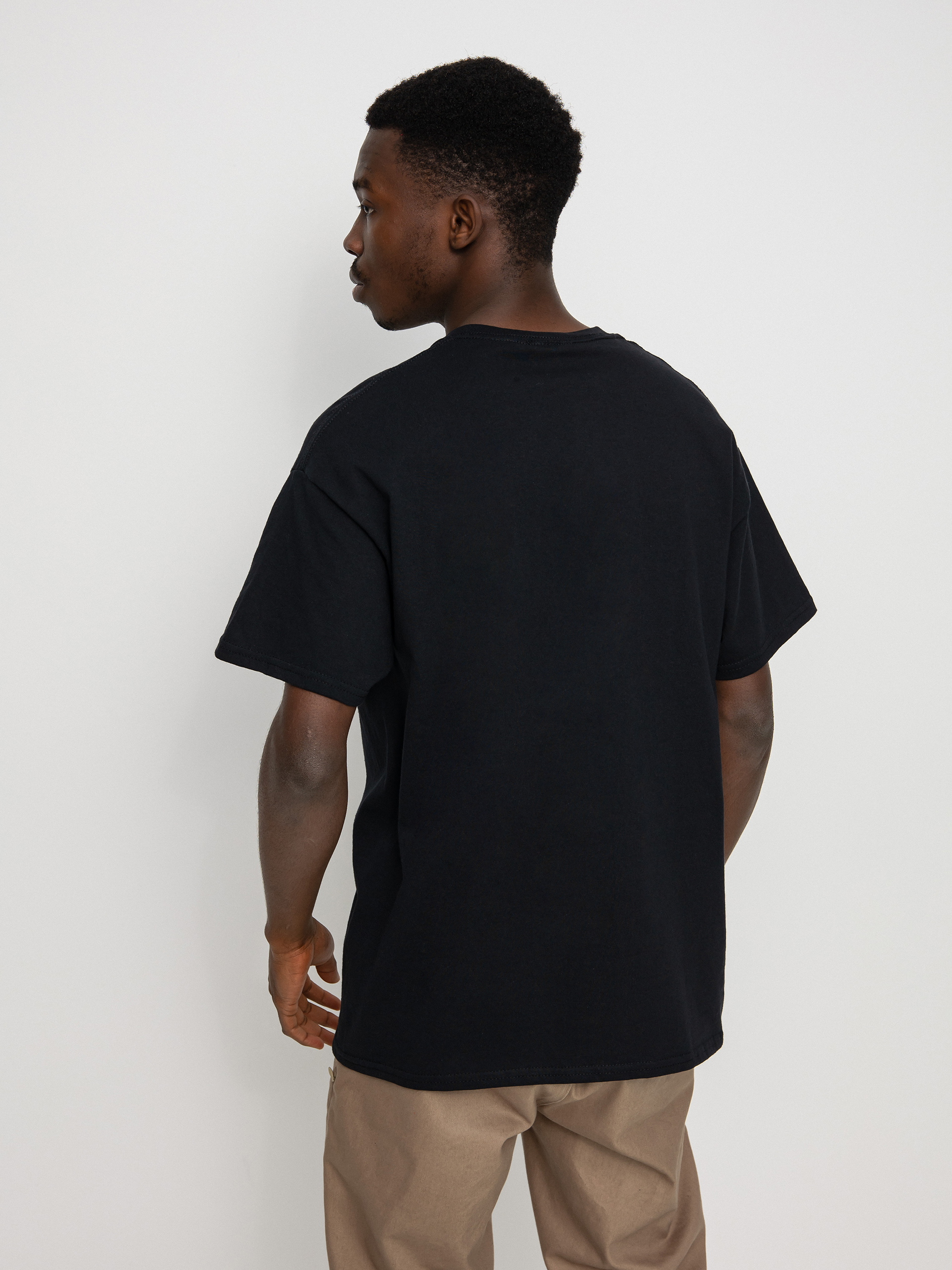 T-shirt Thrasher Godzilla Flame (black)