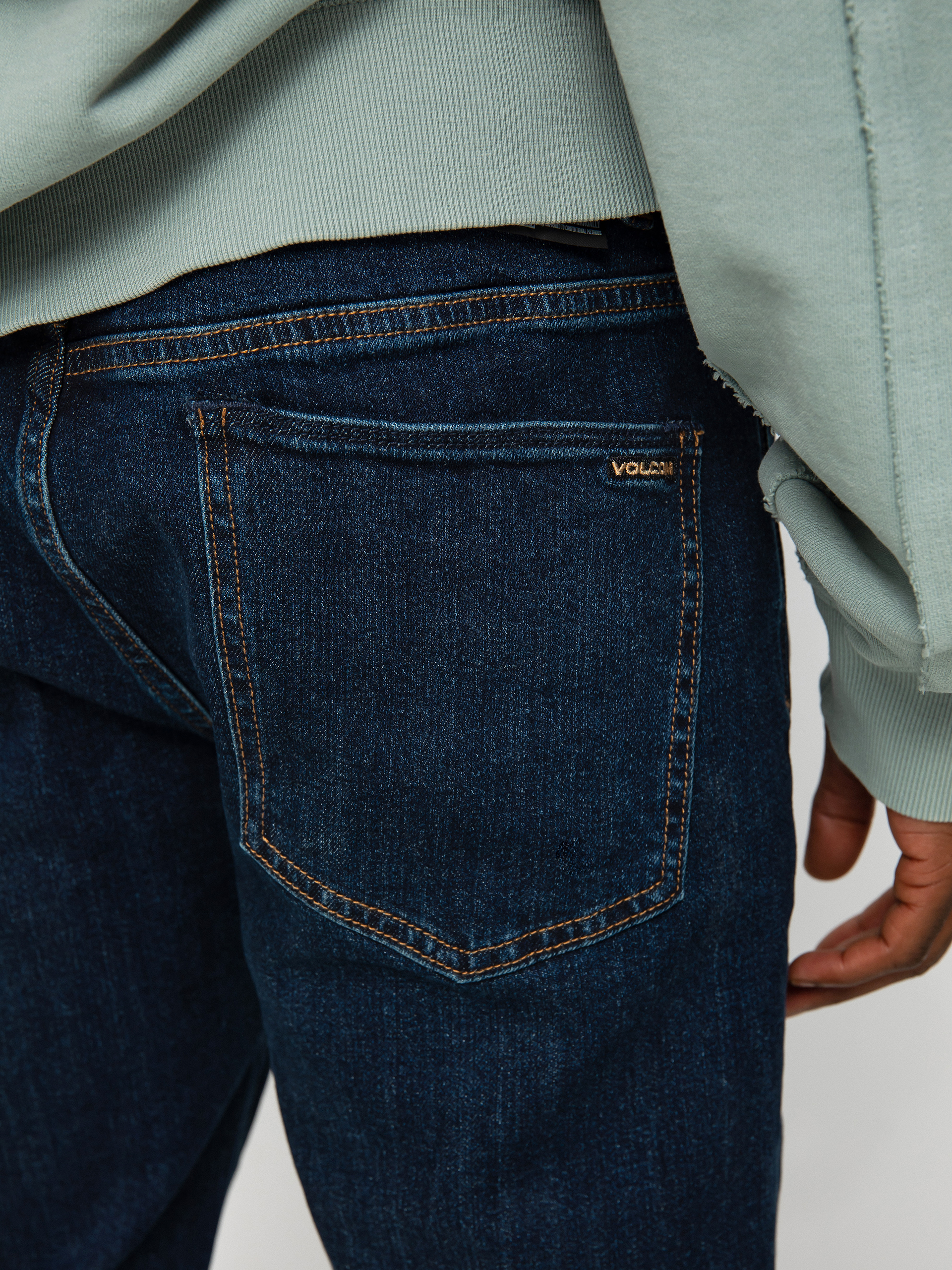 Spodnie Volcom Solver Denim (dirty med blue)