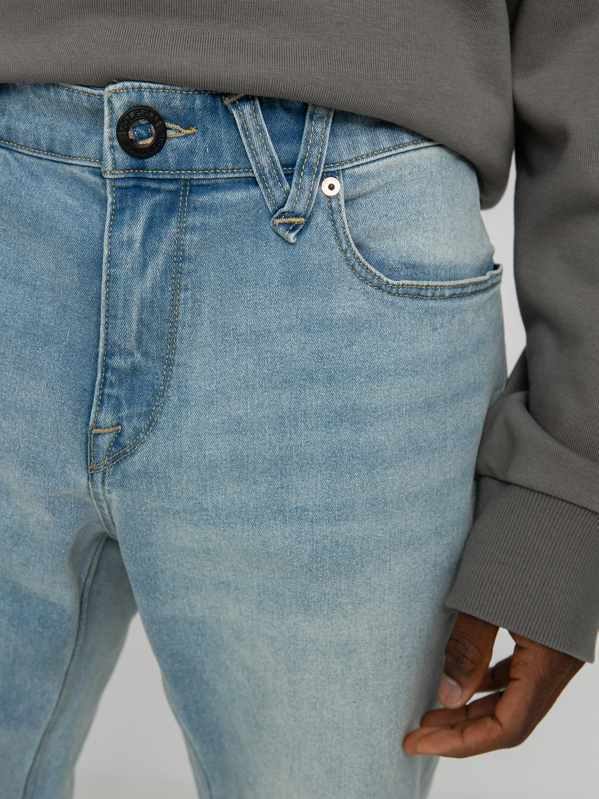 Spodnie Volcom Solver Denim (worker indigo vintage)