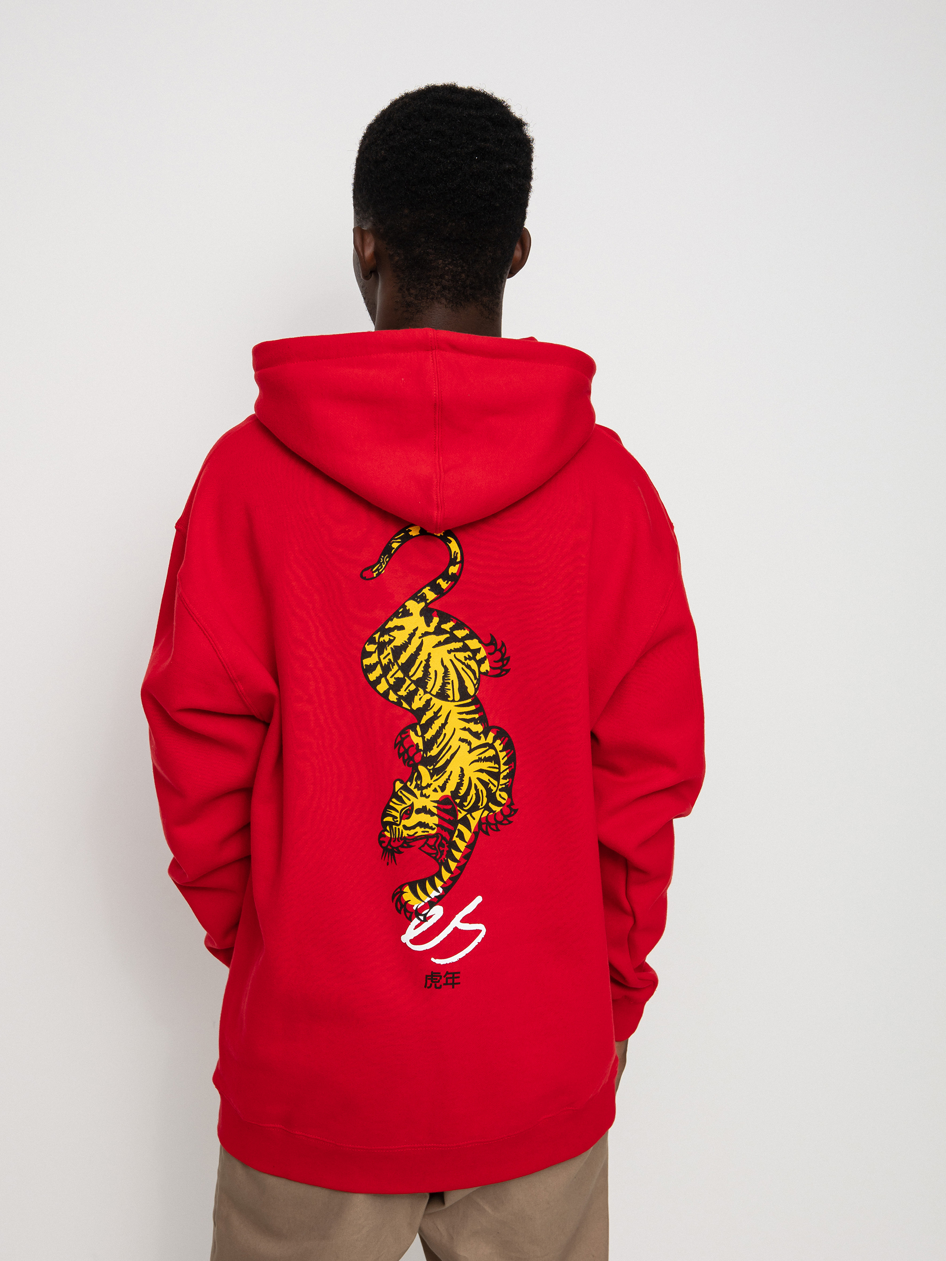 Bluza z kapturem eS Tiger Block HD (red)