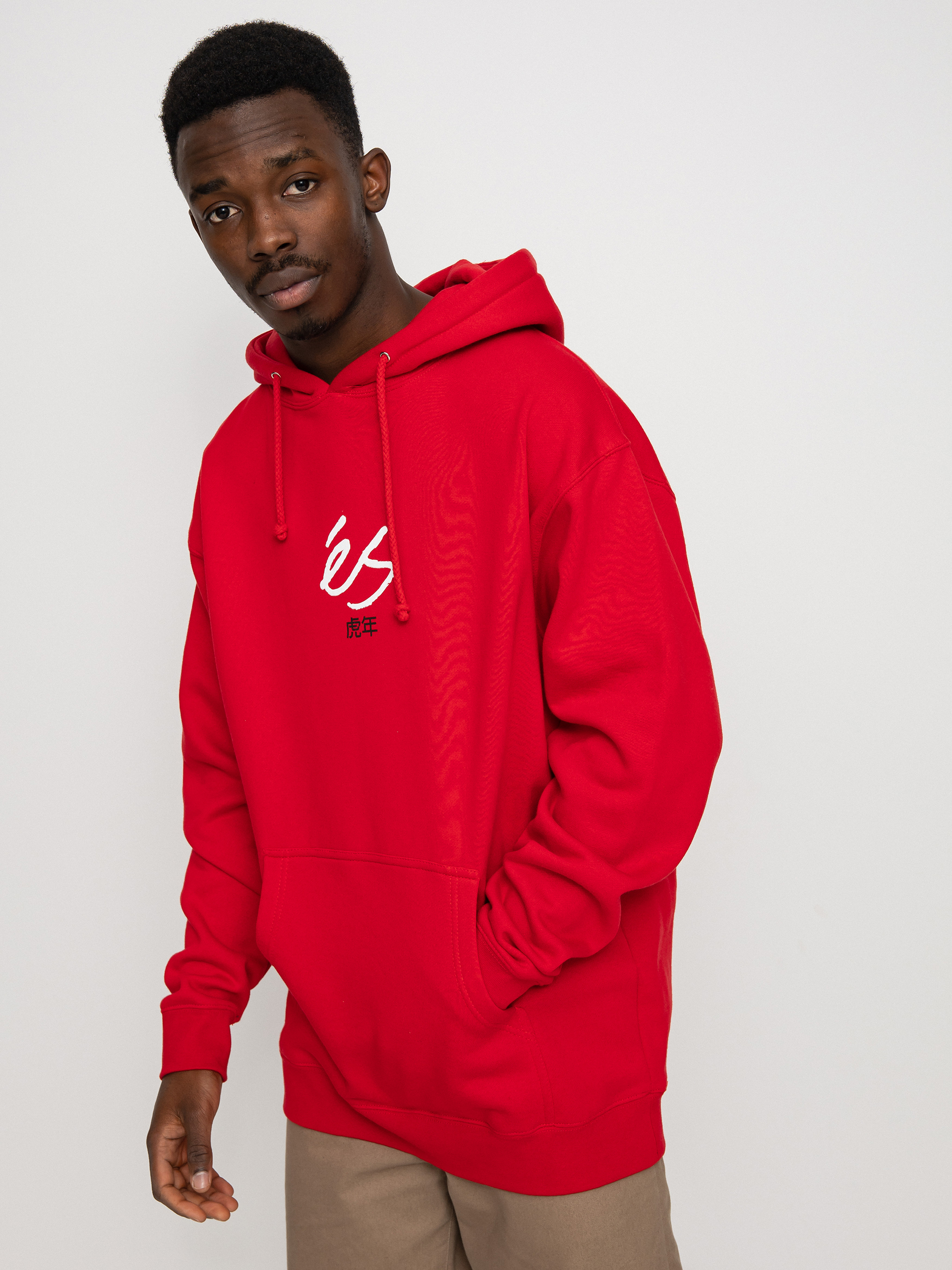 Bluza z kapturem eS Tiger Block HD (red)