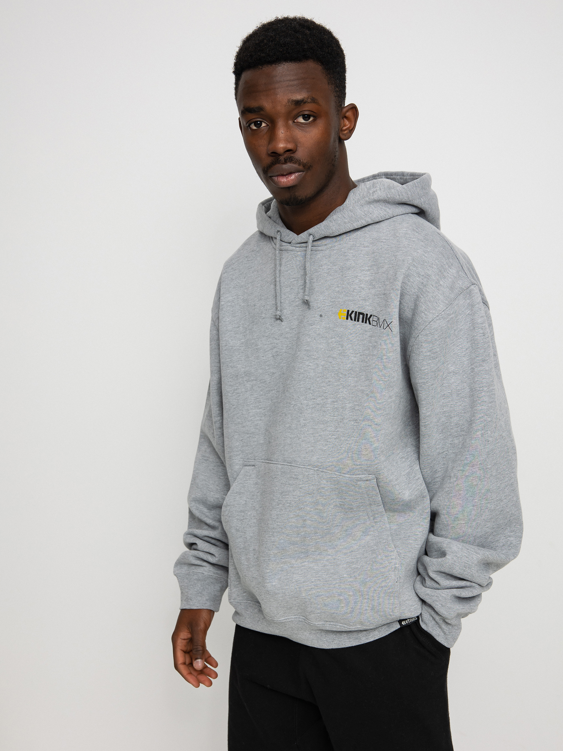 Bluza z kapturem Etnies x Kink Bmx HD (grey/heather)
