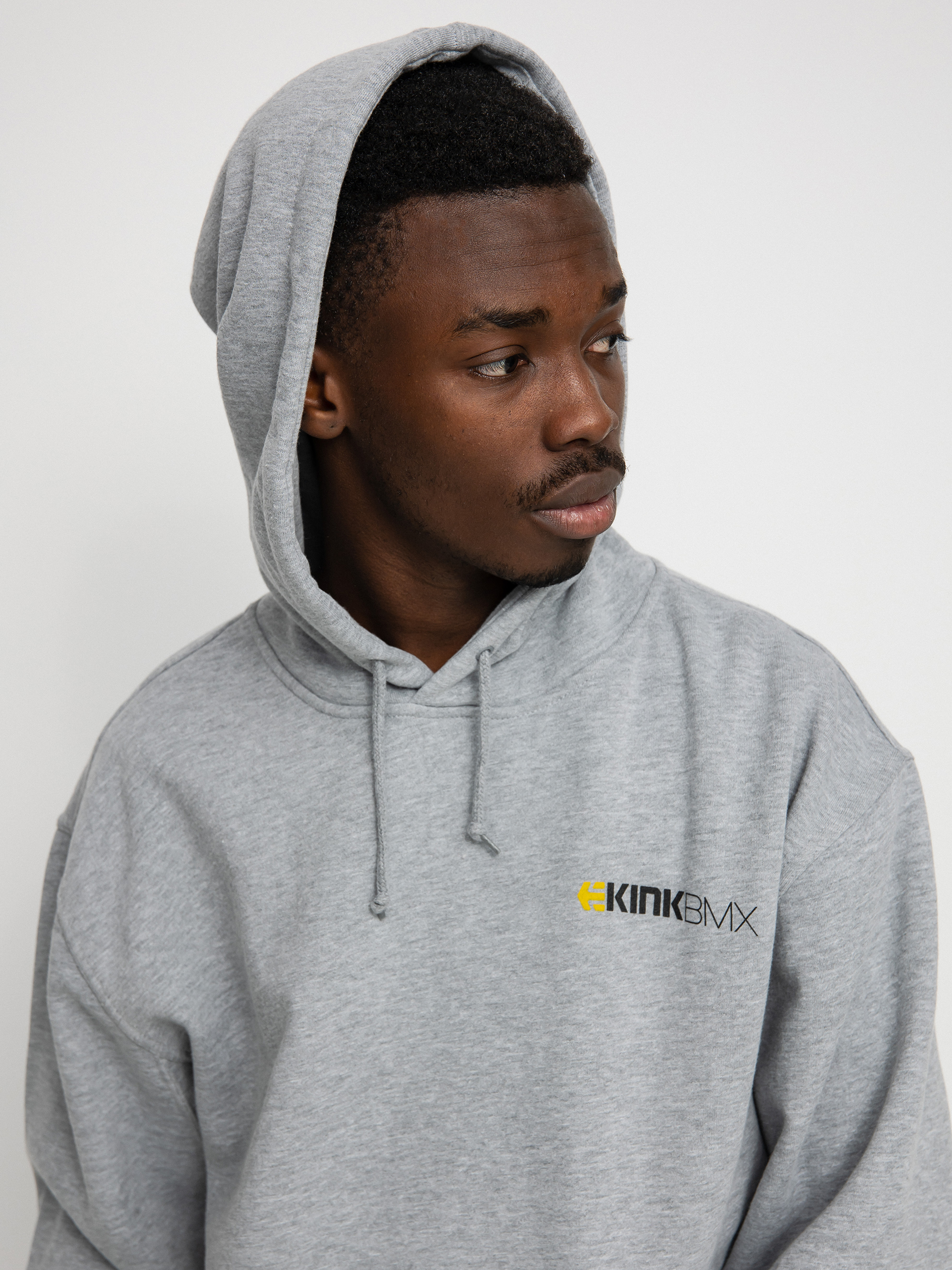 Bluza z kapturem Etnies x Kink Bmx HD (grey/heather)