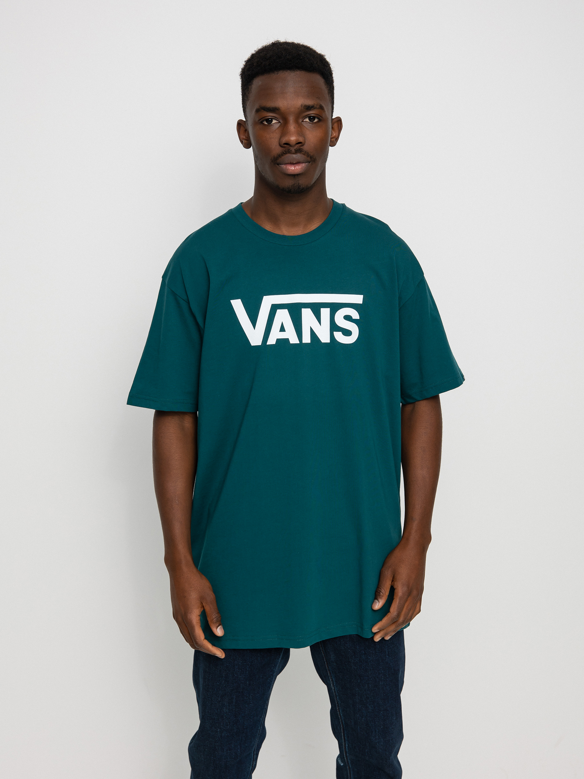 T-shirt Vans Vans Classic (deep teal/white)