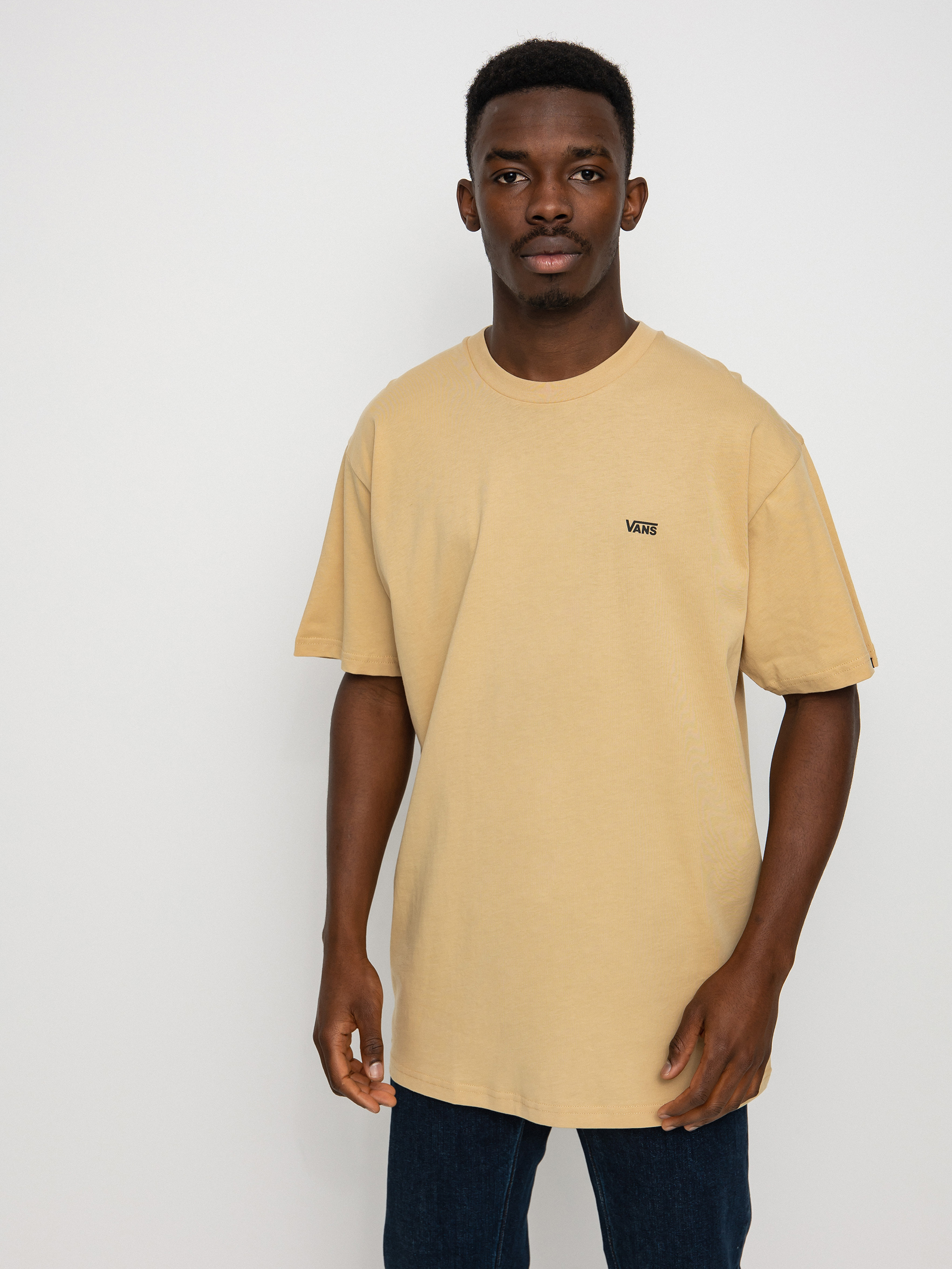 T-shirt Vans Left Chest Logo (taos taupe/black)